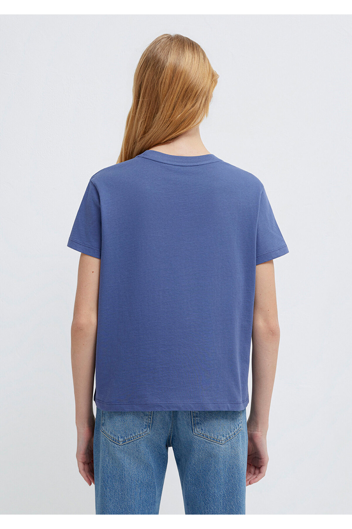 Mavi  Baskılı Tişört Regular Fit / Normal Kesim 1612232-70757 - Görsel 5