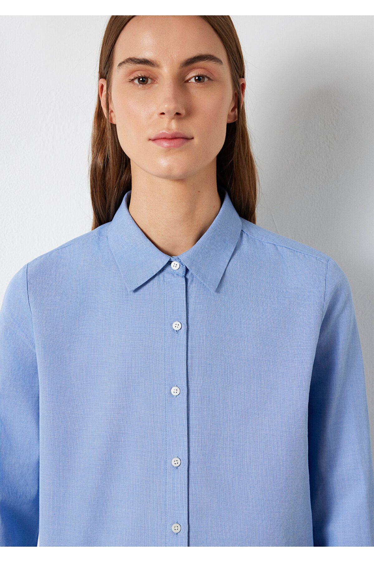 Mavi  Gömlek Regular Fit / Normal Kesim 1211381-81509 - Görsel 8