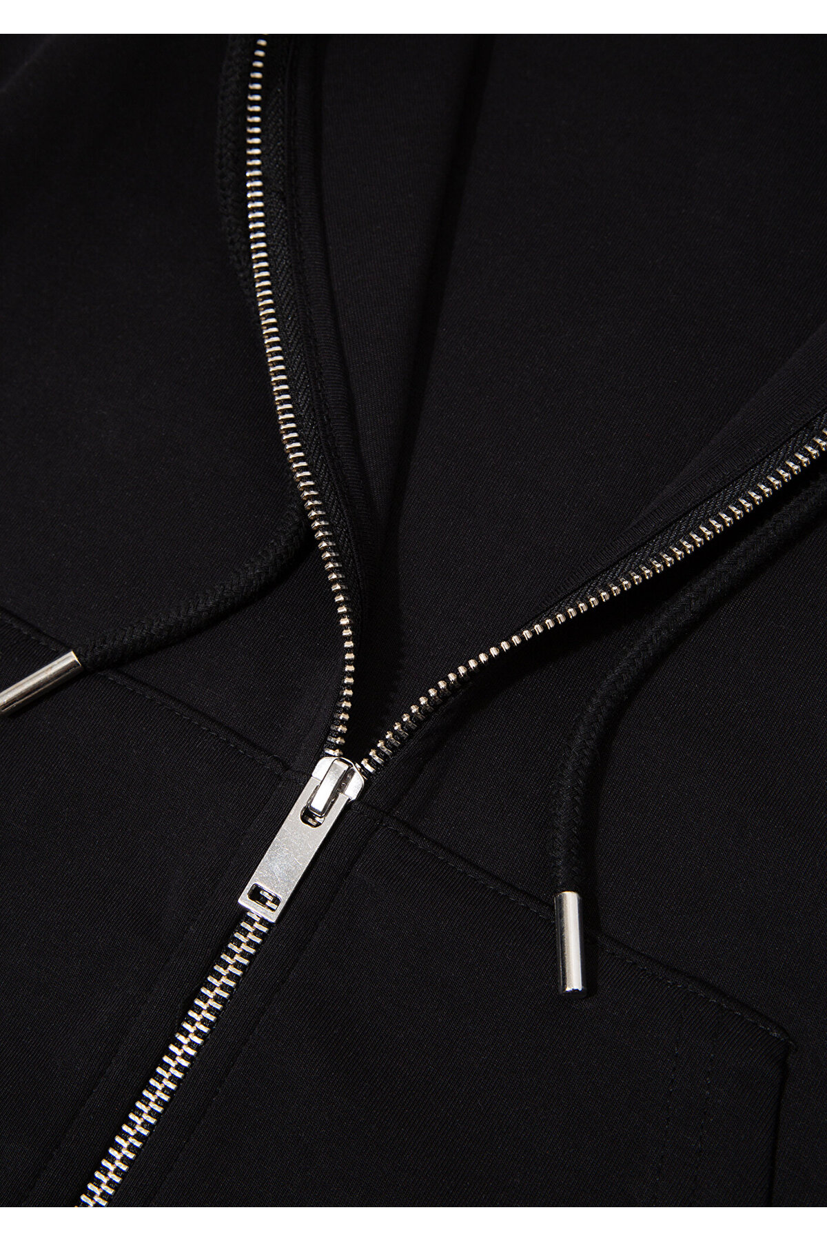 Mavi  Kapüşonlu Siyah İnterlok Sweatshirt 1S10424-900 - Görsel 7