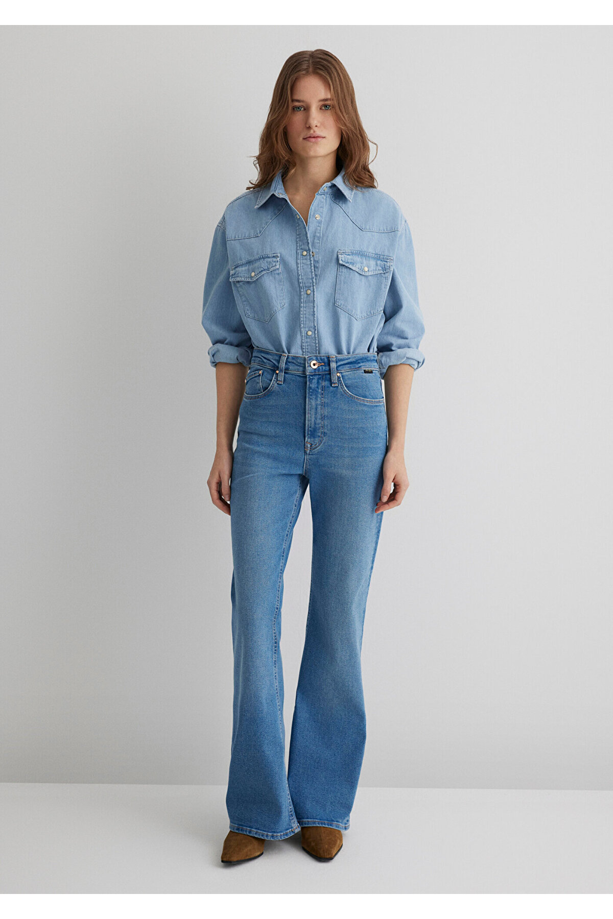 Mavi  Los Angeles Gold Shape Indigo Mavisi Jean Pantolon 1010349-89225 - Görsel 4