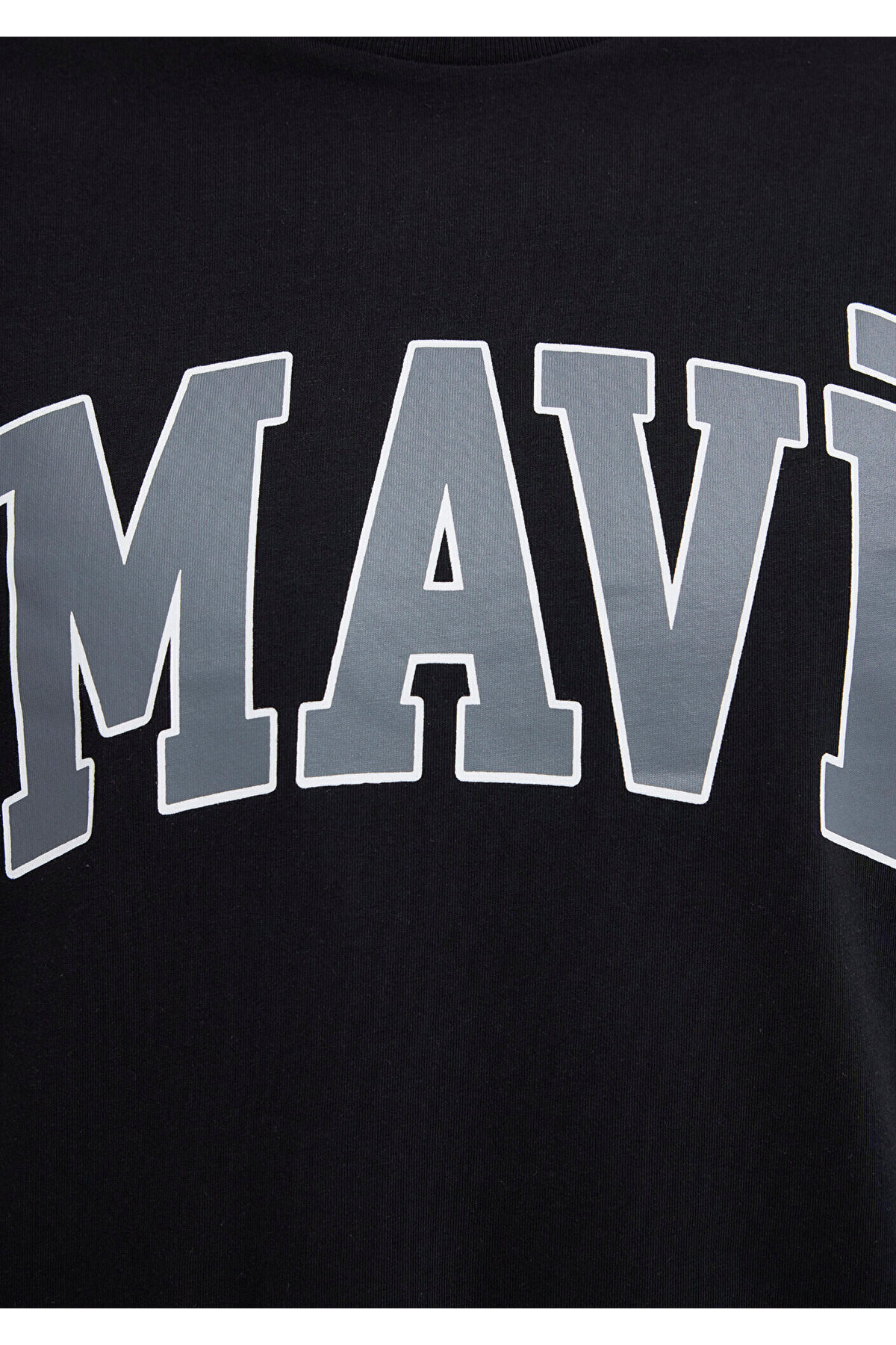 Mavi  Logo Baskılı Siyah Tişört Loose Fit / Bol Rahat Kesim 0611711-900 - Görsel 6