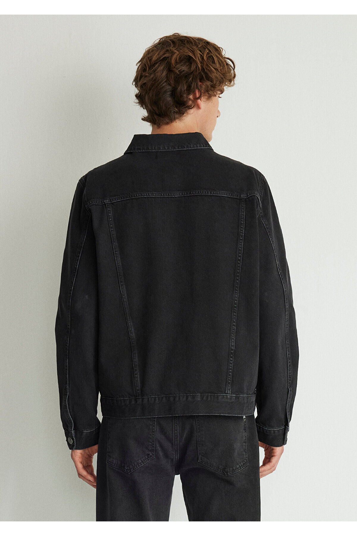 Mavi  Ray Kolej Antrasit Jean Ceket 0110273-85218 - Görsel 4