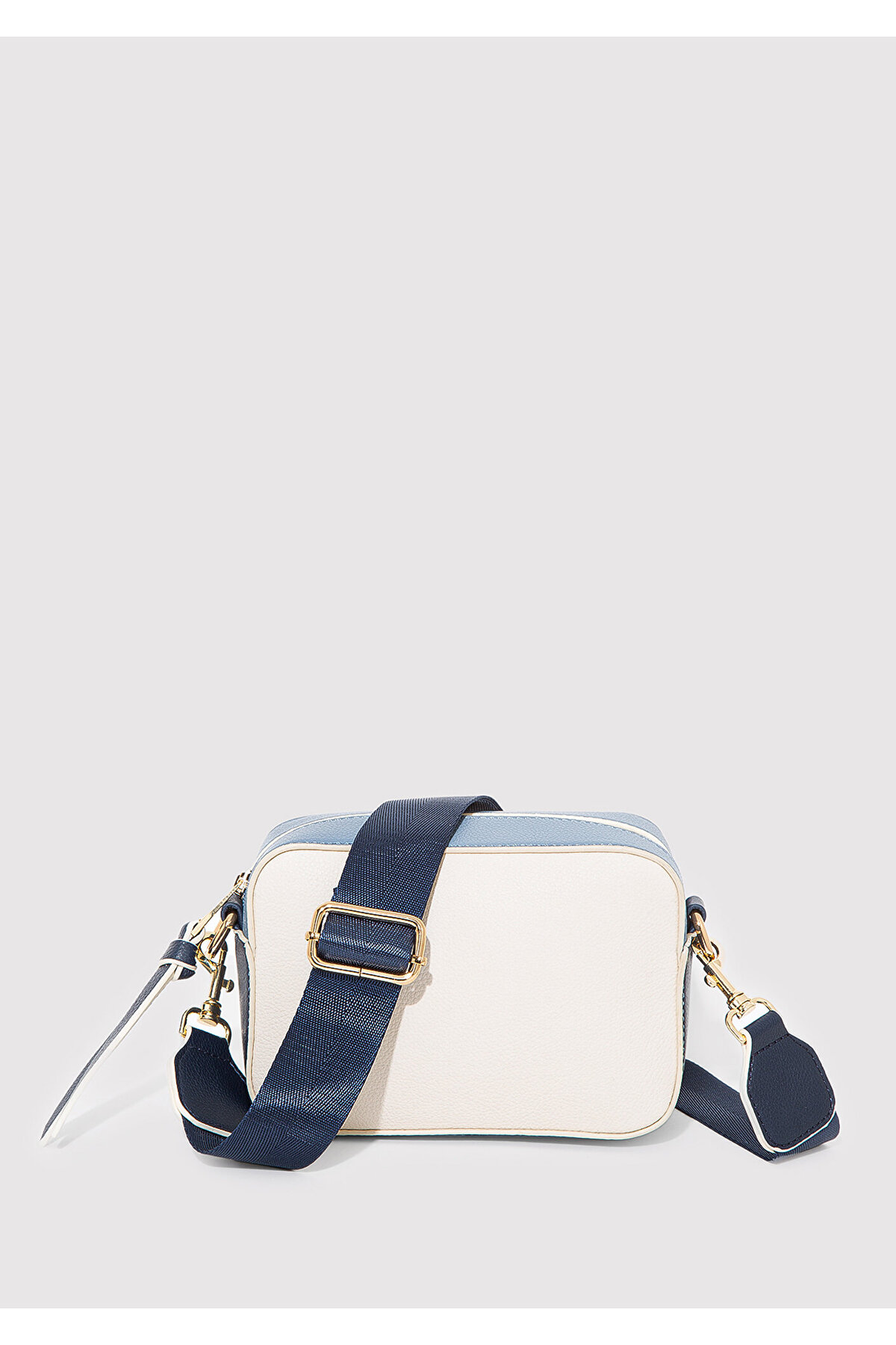 Mavi  Lacivert Askılı Ekru Çapraz Çanta 1910084-32184 - Görsel 2