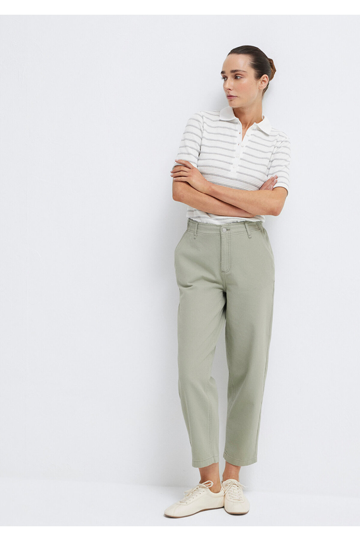 Mavi  Yeşil Pantolon 1010649-71484 - Görsel 2