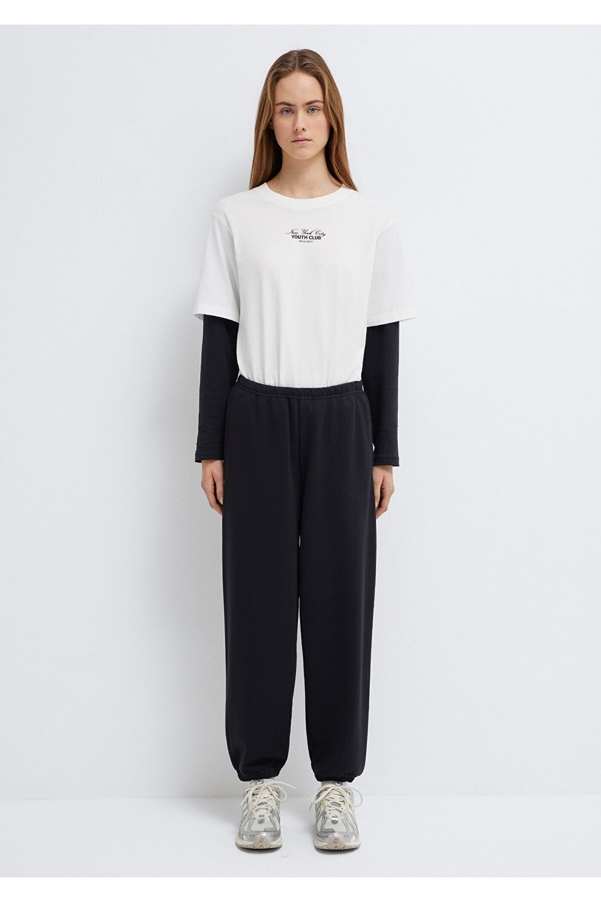 Mavi  Siyah Basic Eşofman Altı 1010654-900 - Görsel 4