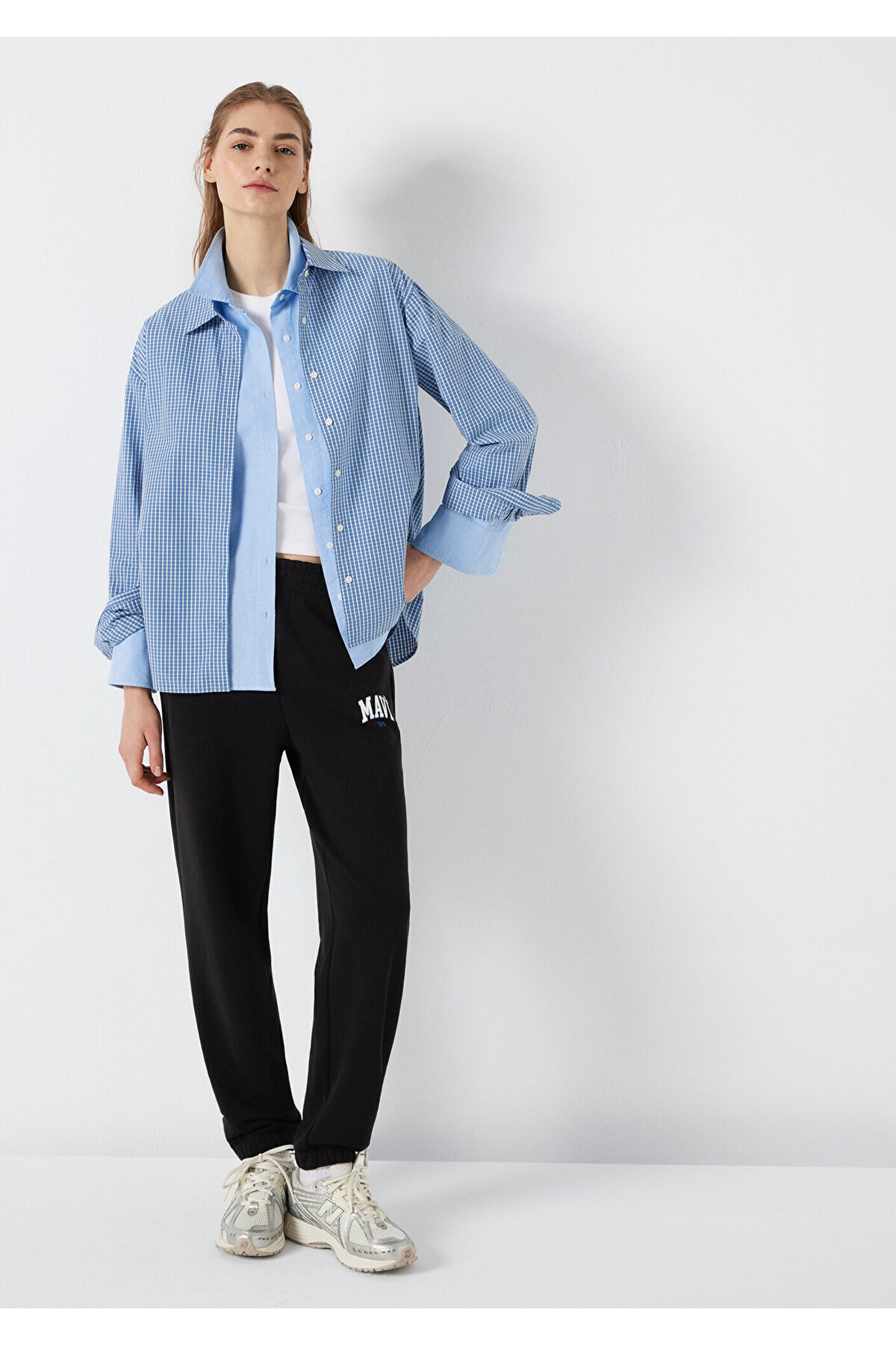 Mavi  Logo Baskılı Siyah Eşofman Altı 1010757-900 - Görsel 2