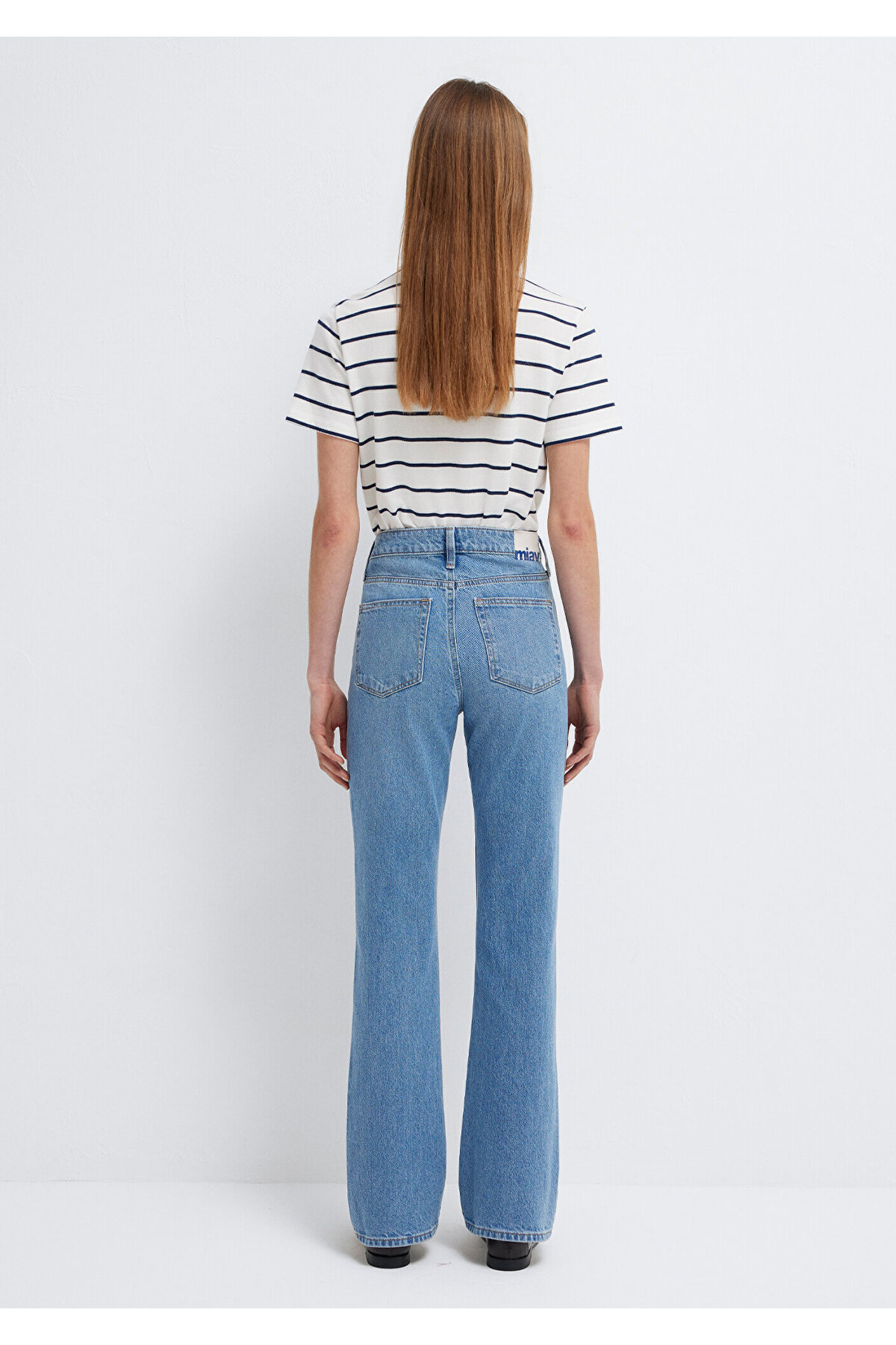 Mavi  Miav 90lar İndigo Mavisi Jean Pantolon 1010299-83039 - Görsel 6