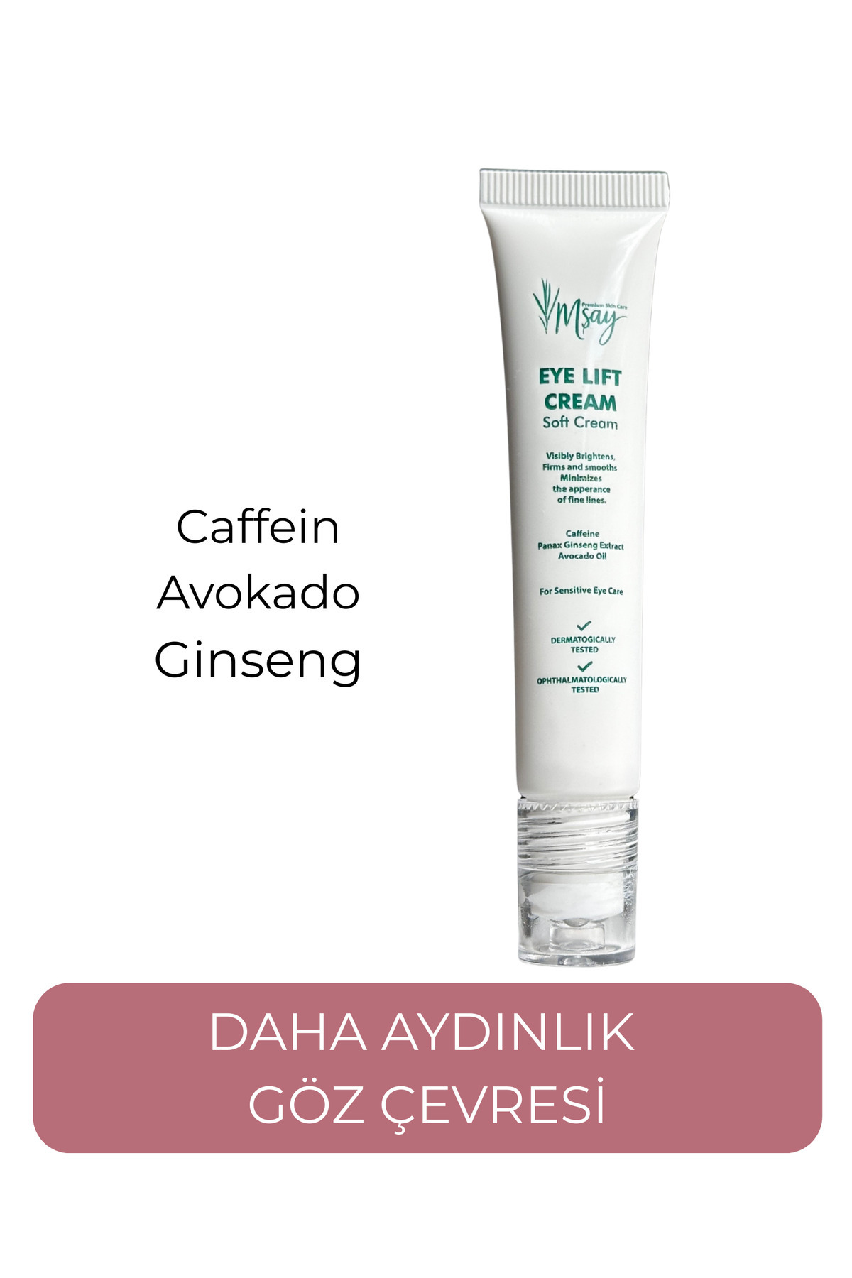MSAY PREMIUM SKIN CARE Caffeine, Avakado, Ginseng, Hibiscus