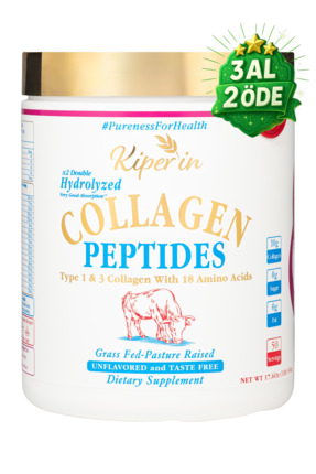 Kiperin %100 Saf Ve Doğal Yüksek Biyoaktif Çift Hidrolize Kolajen Peptitler i...