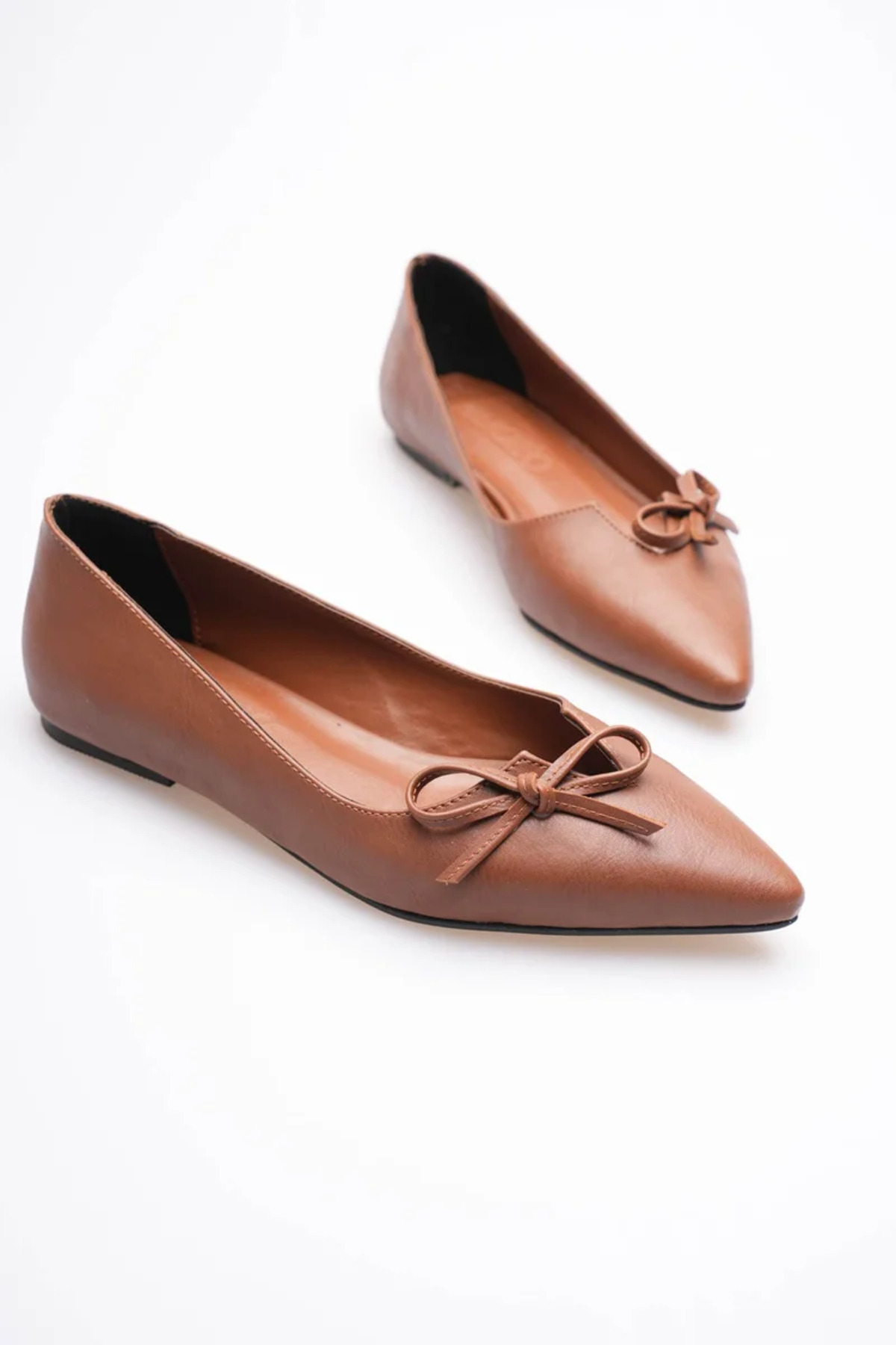 marchéo  Clara Kadın Taba Babet Ayakkabı - Görsel 9