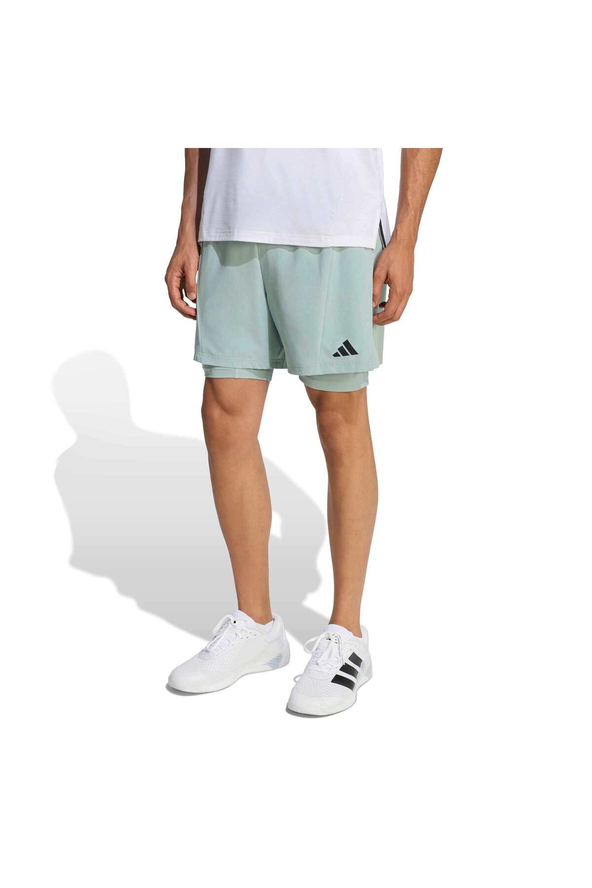 شلوارک ورزشی مردانه مدل D4T 2in1 KF6430 آدیداس شورت ورزشی adidas