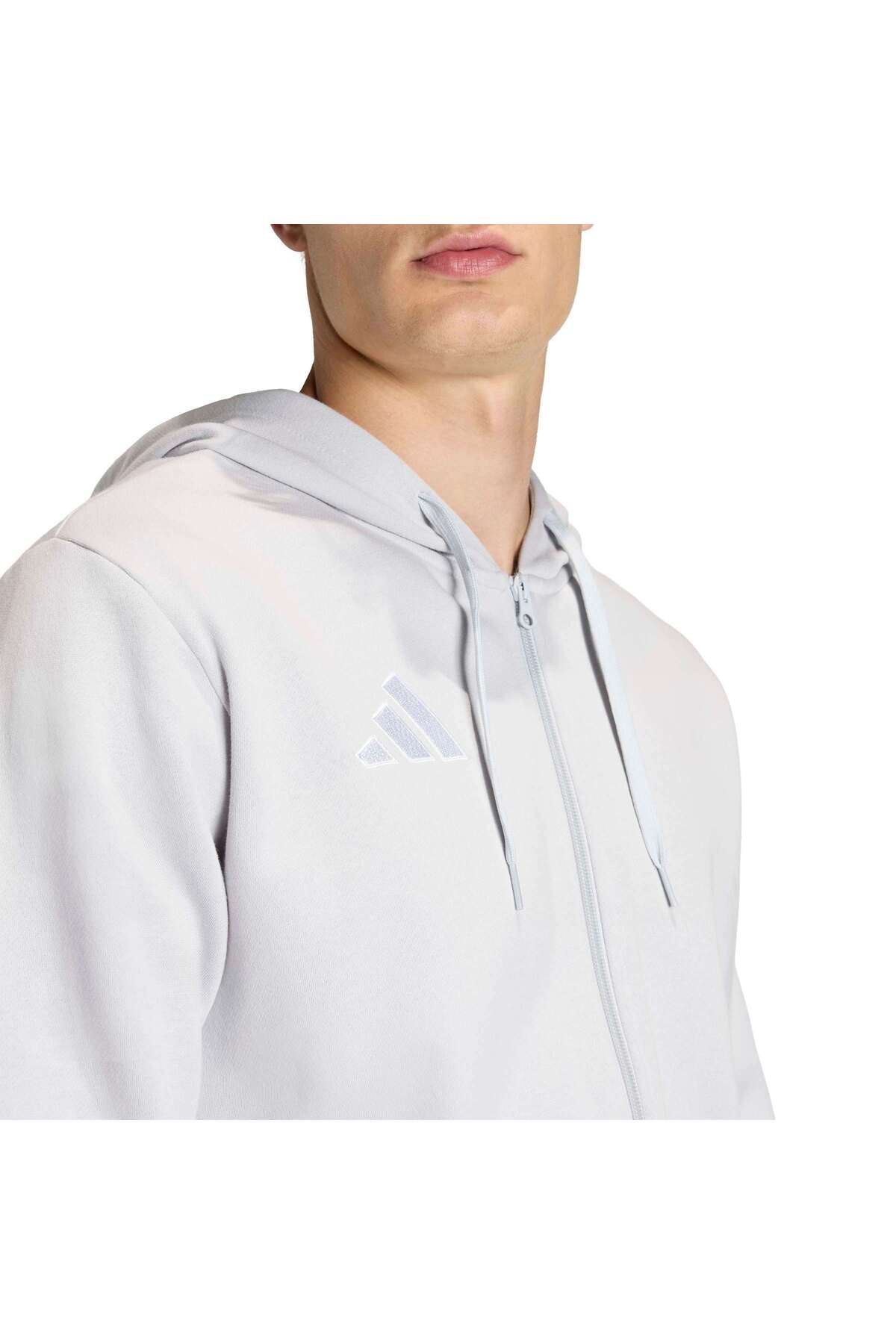 adidas Ent26 Fz Hood Erkek Spor Sweatshirt KF5947 görsel 4