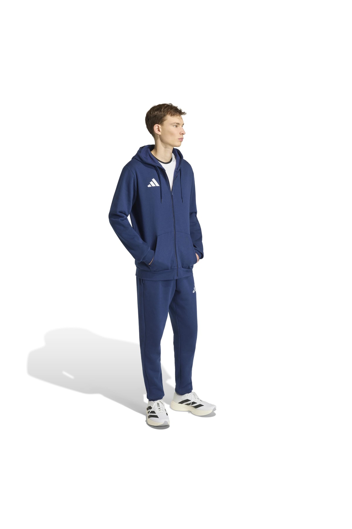 adidas Ent26 Fz Hood Erkek Spor Sweatshirt KF5946 görsel 3