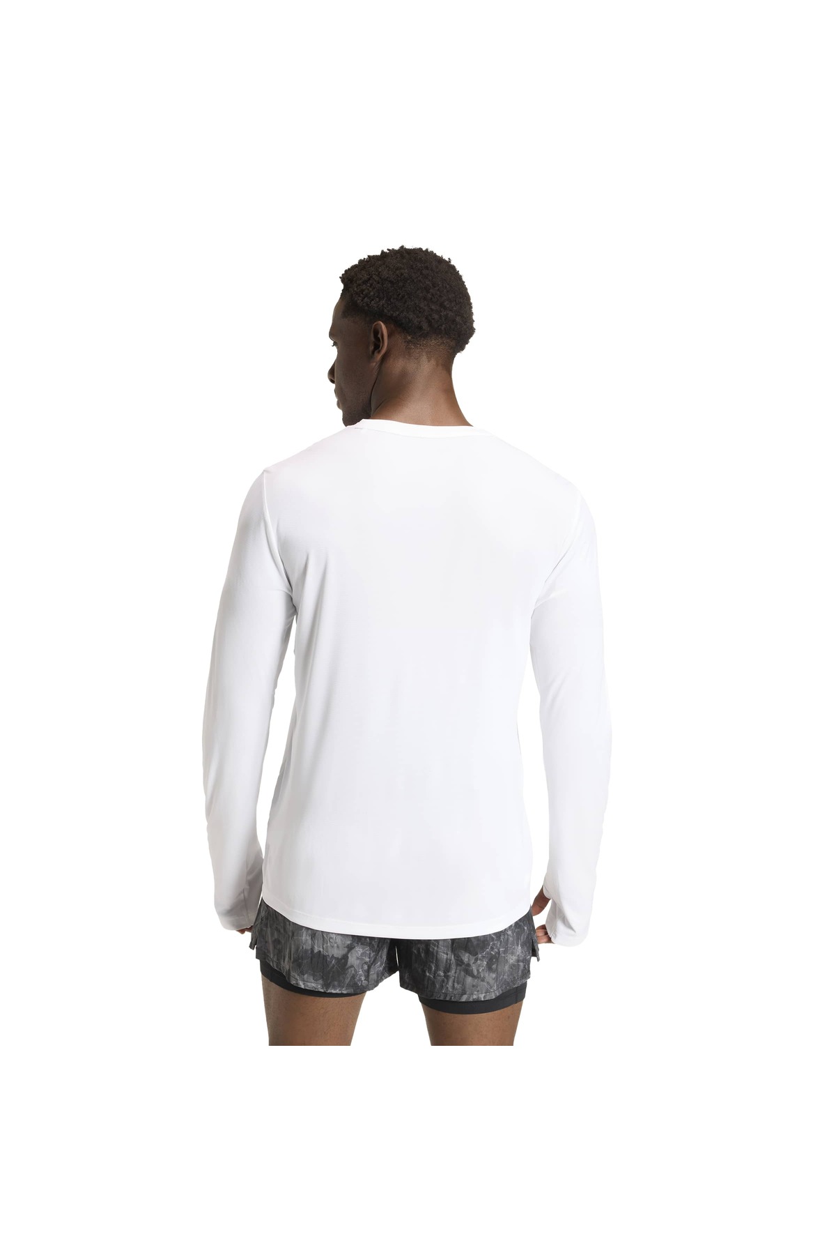 adidas Run Ess Ls M Erkek Spor Sweatshirt KE8425 görsel 2