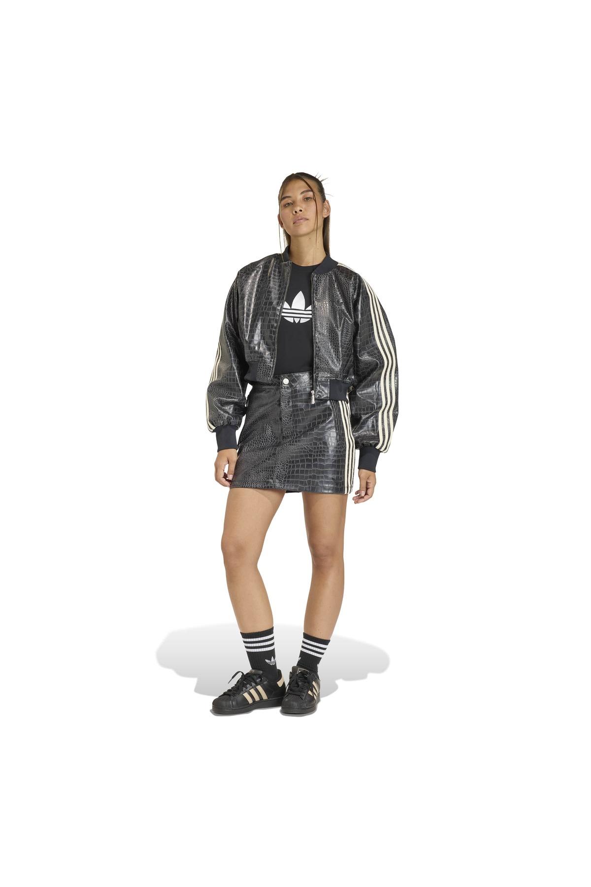 adidas Sst Plthr Jkt Kadın Spor Ceket KE5035 görsel 3