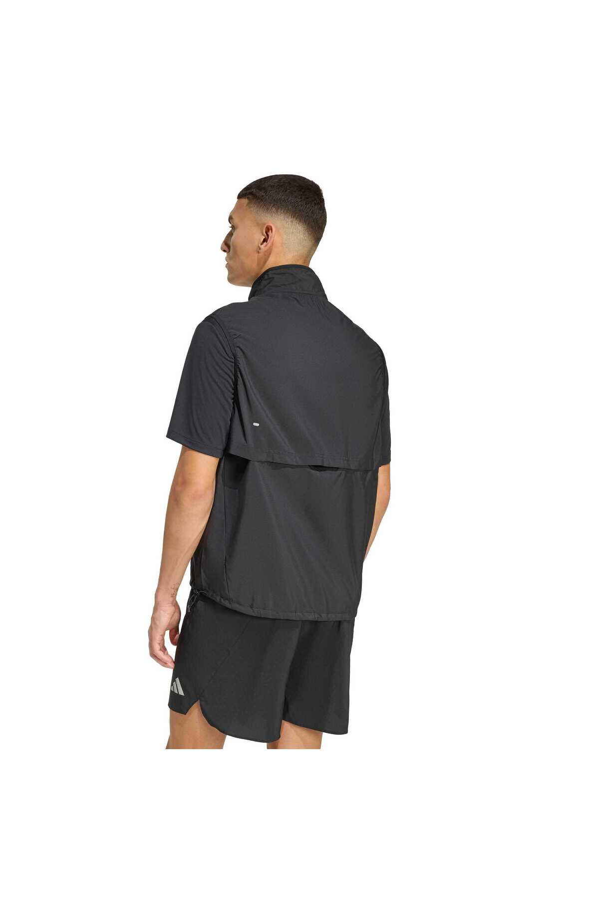 adidas Run Ess Vest M Erkek Spor Yelek JZ7791 görsel 2