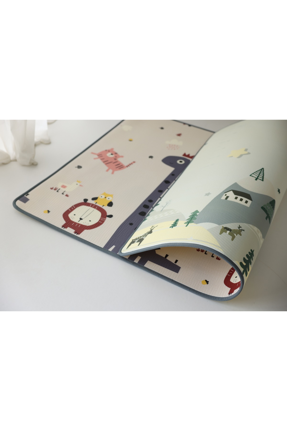 Coolmats Rulo Oyun Matı Çift Taraflı Büyüyen Dino - Geyik Vadisi 200x140x1 cm fotoğrafı 4 (önizleme)