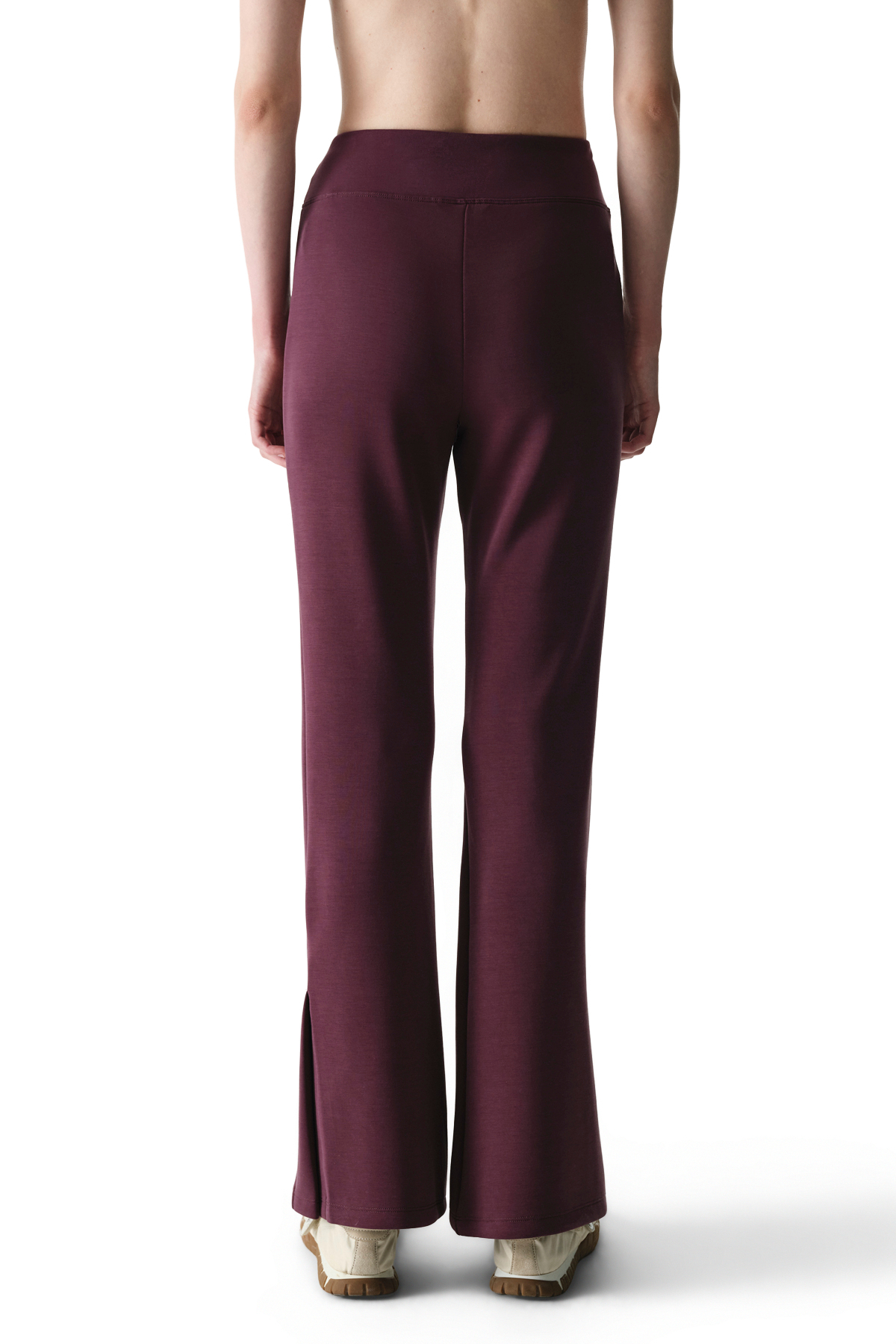 Penti  Bordo Side Split Modal Flare İspanyol Paça Pantolon - Görsel 3