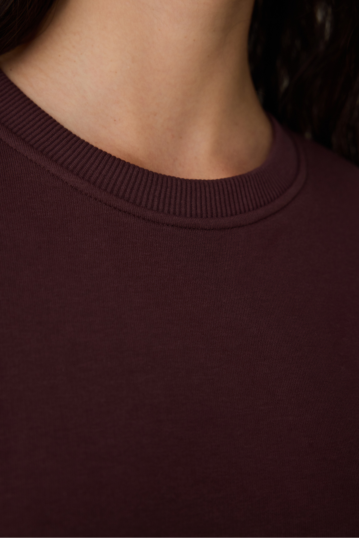 Penti  Kahverengi Bisiklet Yaka Oversize Spor Sweatshirt - Görsel 4