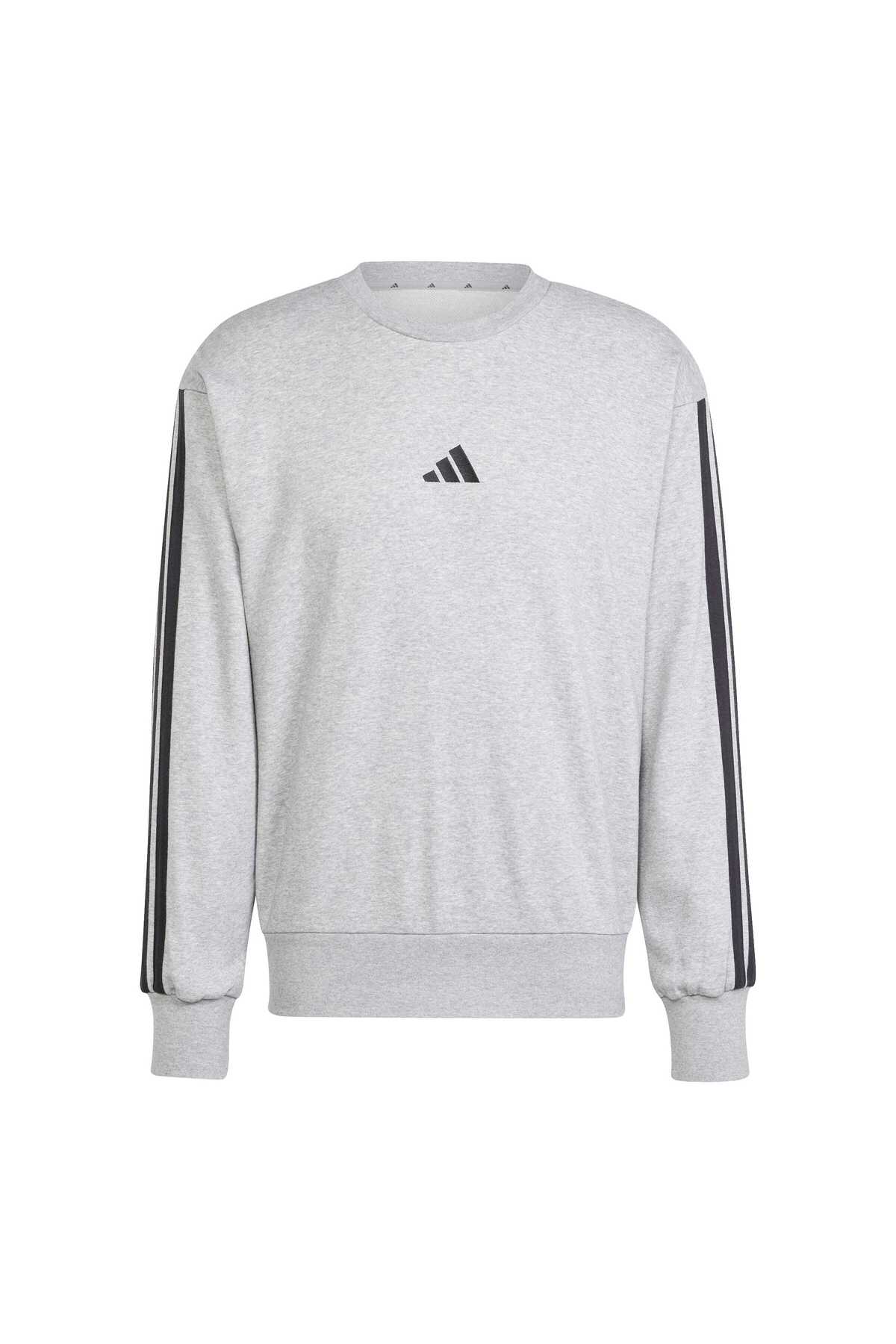 adidas M 3S Ft Swt Erkek Spor Sweatshirt JE6374 görsel 4
