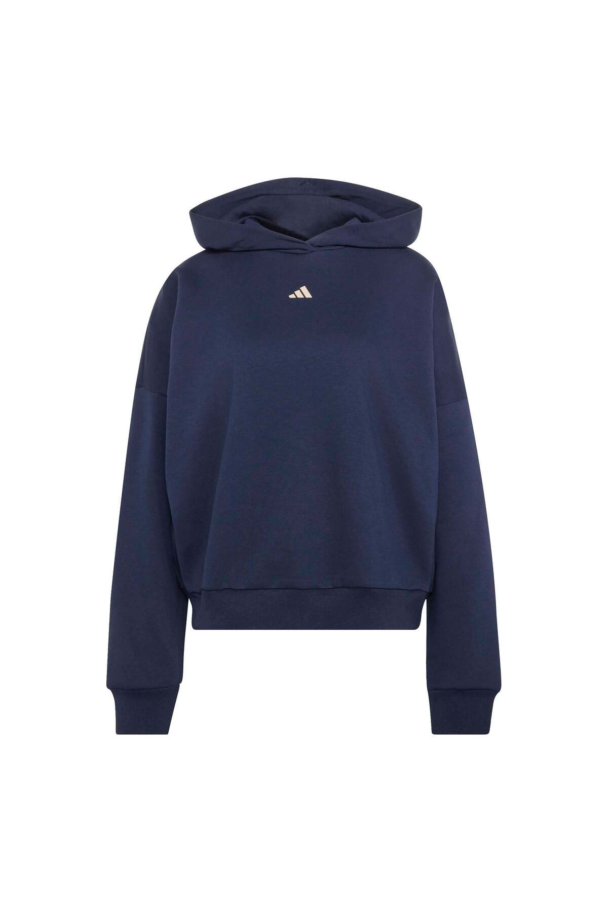 adidas W 3Ss Fl Hd2 Kadın Spor Sweatshirt HZ0856 görsel 4