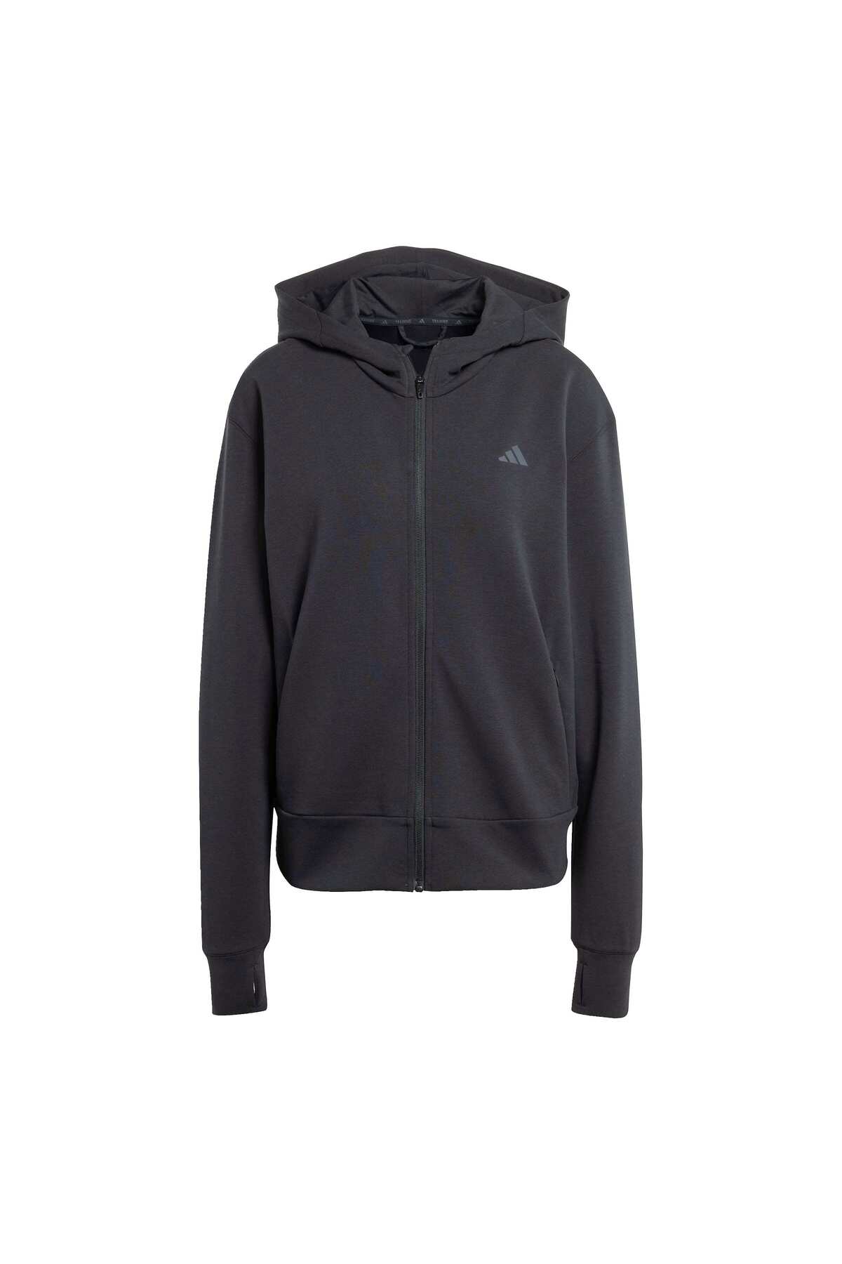 adidas D4T Fz Hoodie Kadın Spor Sweatshirt JP2654 görsel 5