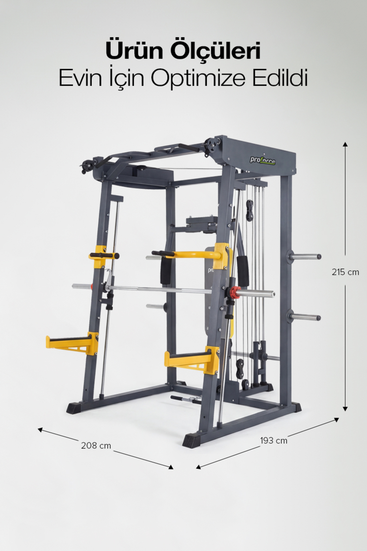 Proforce EMH 17 Multifunctional Smith And Cable Cross Ağırlık