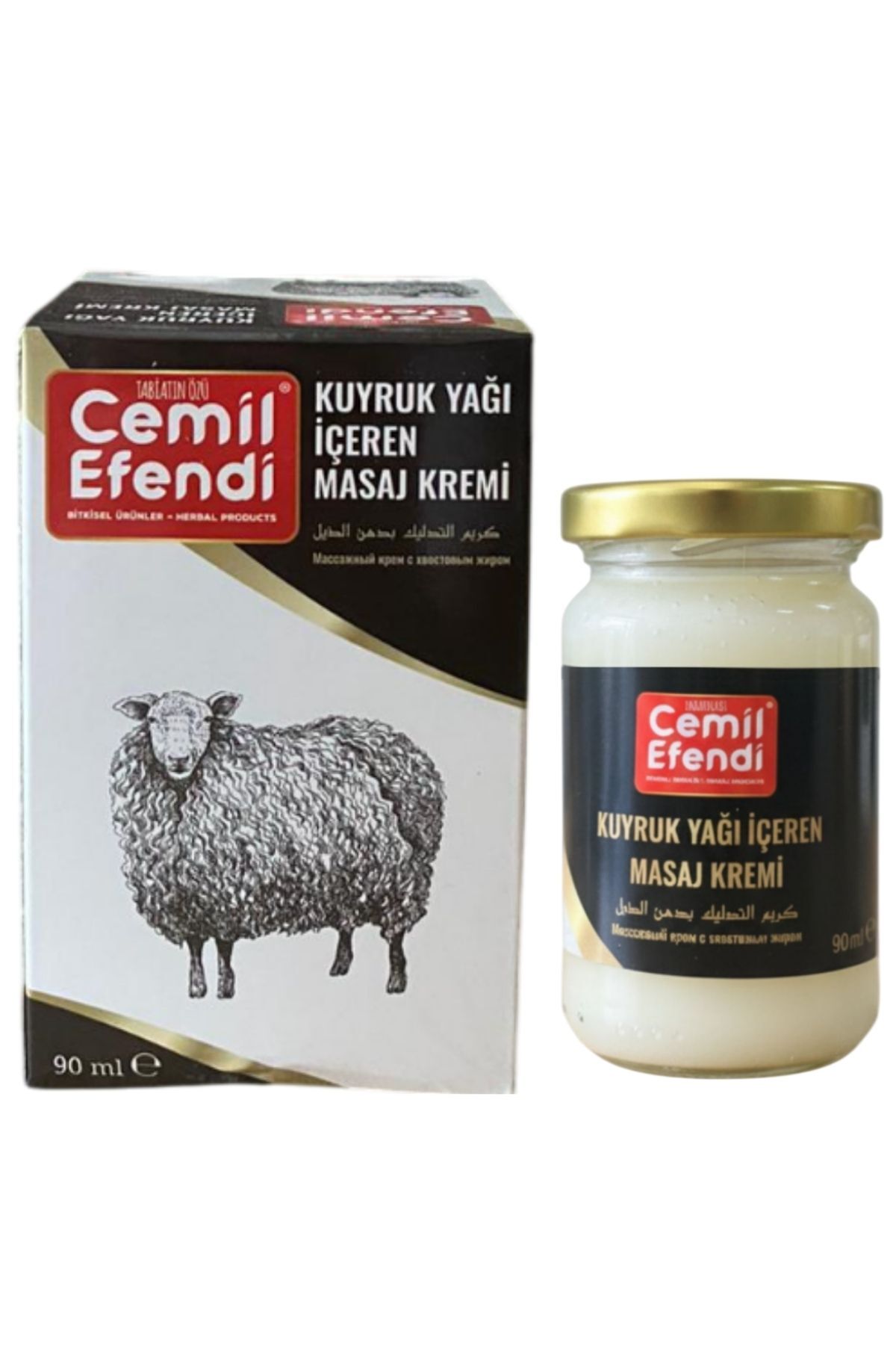 کرم ماساژ چربی دم ۹۰ میلی‌لیتری کرم چربی دم — kuyruk90 — تصویر 6 از 7