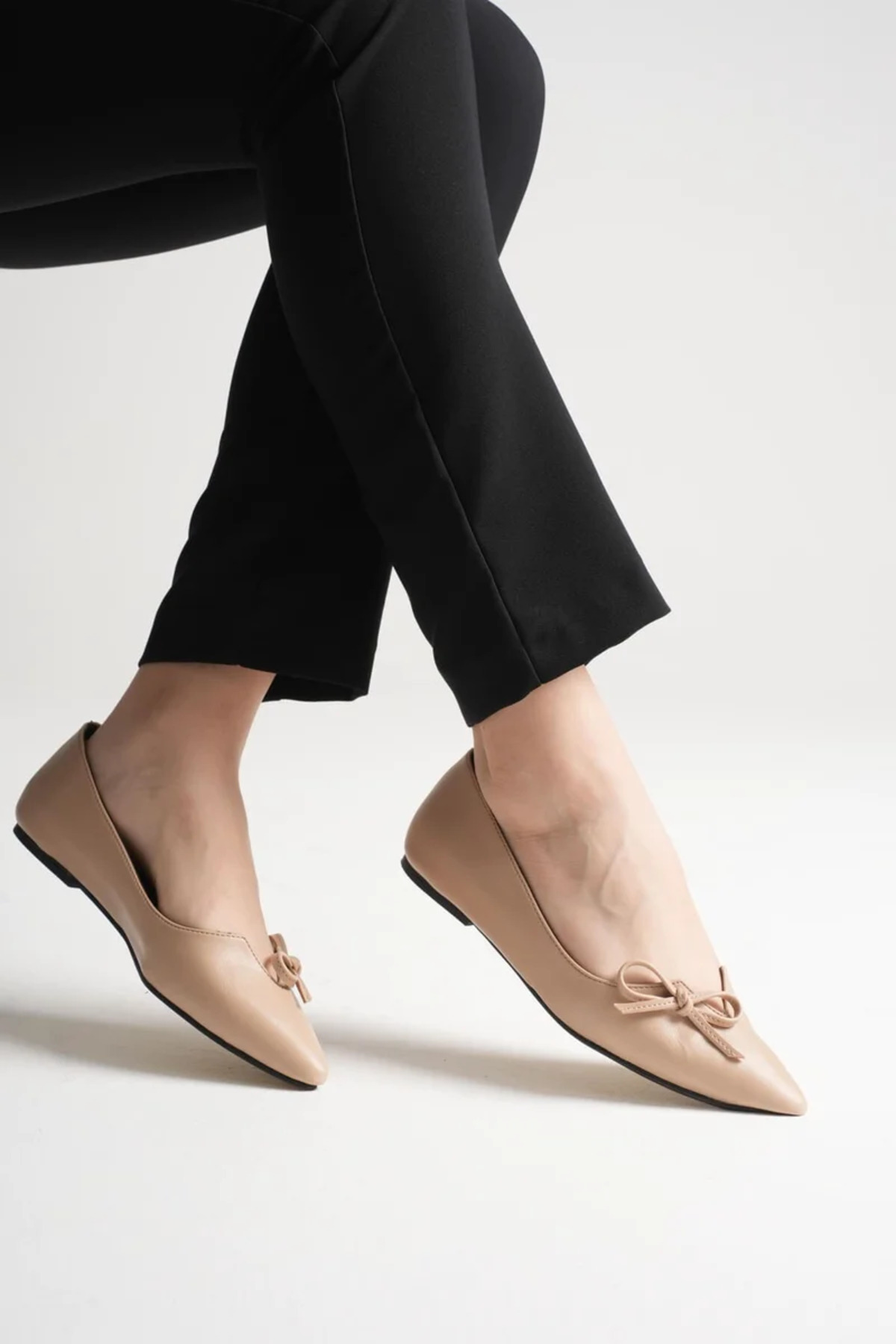 marchéo  Clara Kadın Nude Babet Ayakkabı - Görsel 8