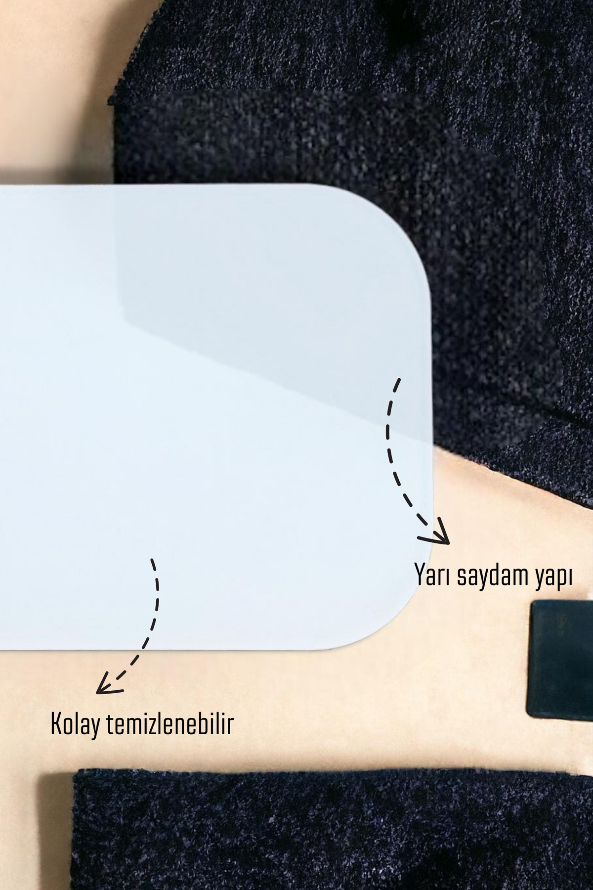 Ayna Hediyeli Spatulalı Karıştırma Paleti Seti | Ürün Fondöten Krem Makyaj Karıştırma Paleti Seti — AYNKARPAL7 — تصویر 8 از 8