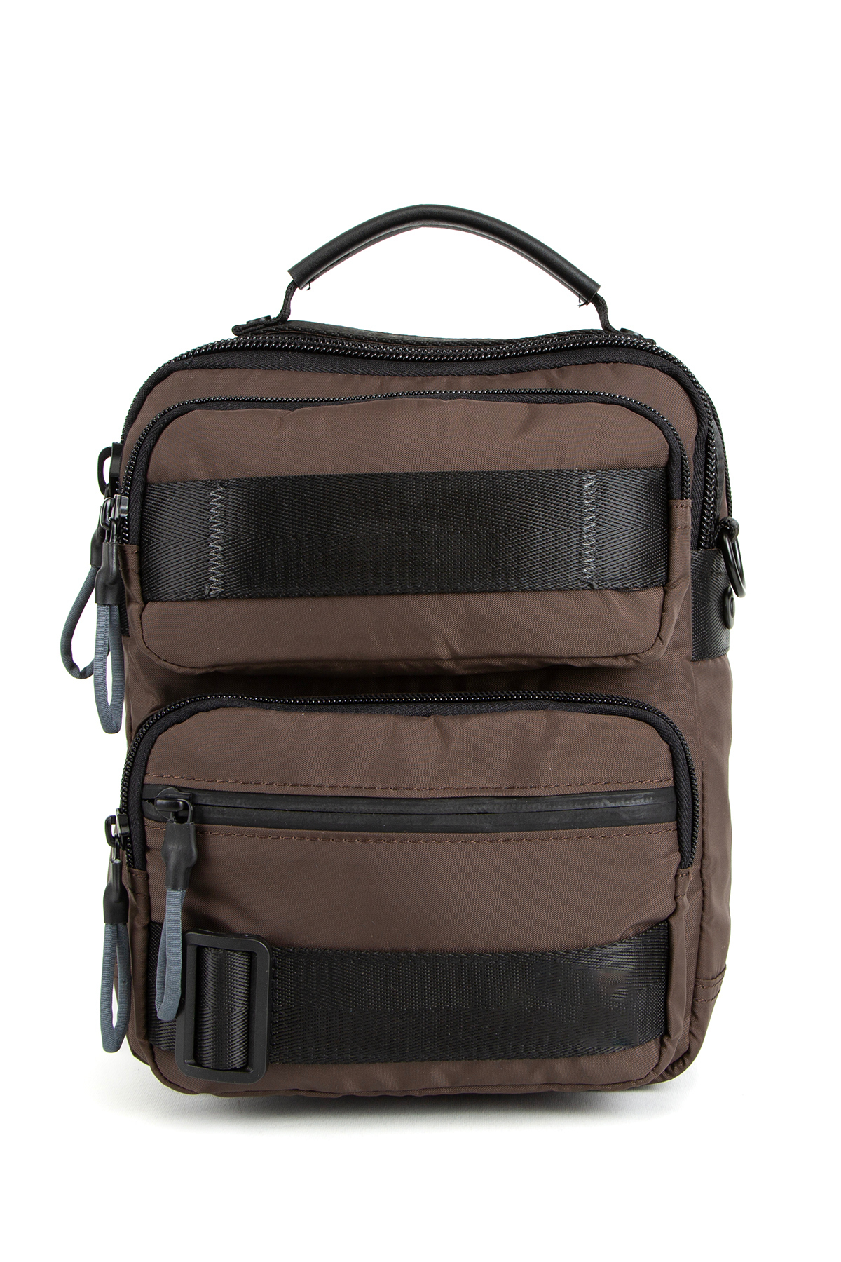 Necati Çanta  Çapraz Askılı Postacı El Ve Omuz Çantası Kahverengi