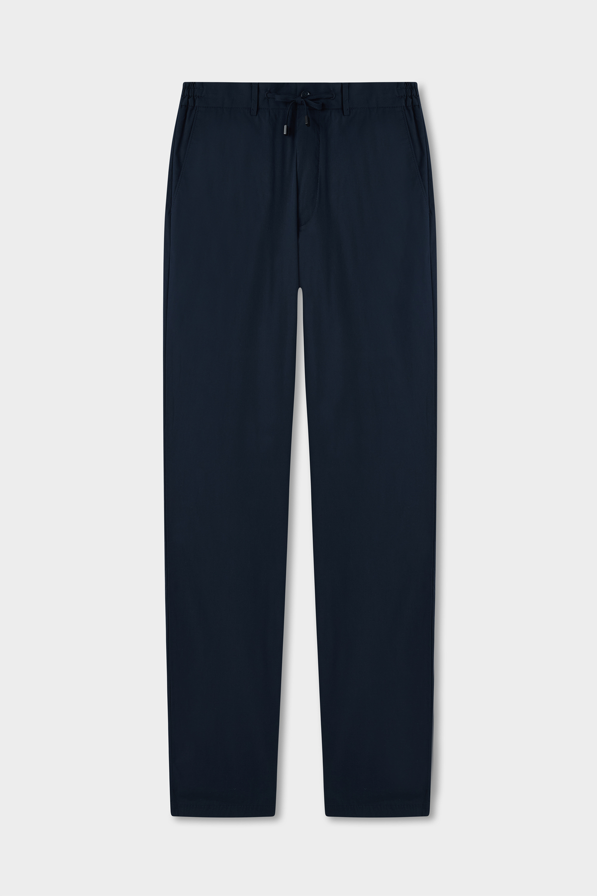 Slim Fit Lacivert Düz Pamuklu Jogger Pantolon — سرمه‌ای 4EC03S2263452 — تصویر 5 از 8