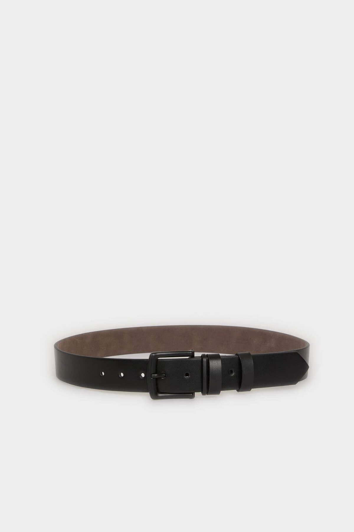 DeFacto Erkek Dikdörtgen Toka Suni Deri Jean Kemeri H5069AXNS görsel 3