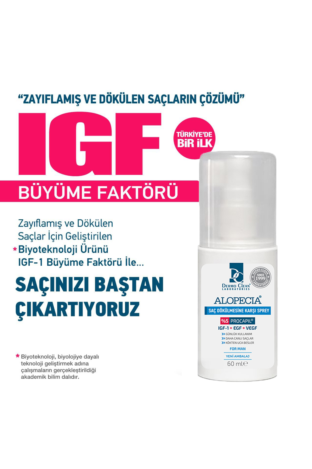 Erkek Procapil Ve Igf Içerikli Saç Dökülmesine Karşı Şampuan & Saç Spreyi & 60 Kapsül Seti — TYC00670259940 — تصویر 6 از 7