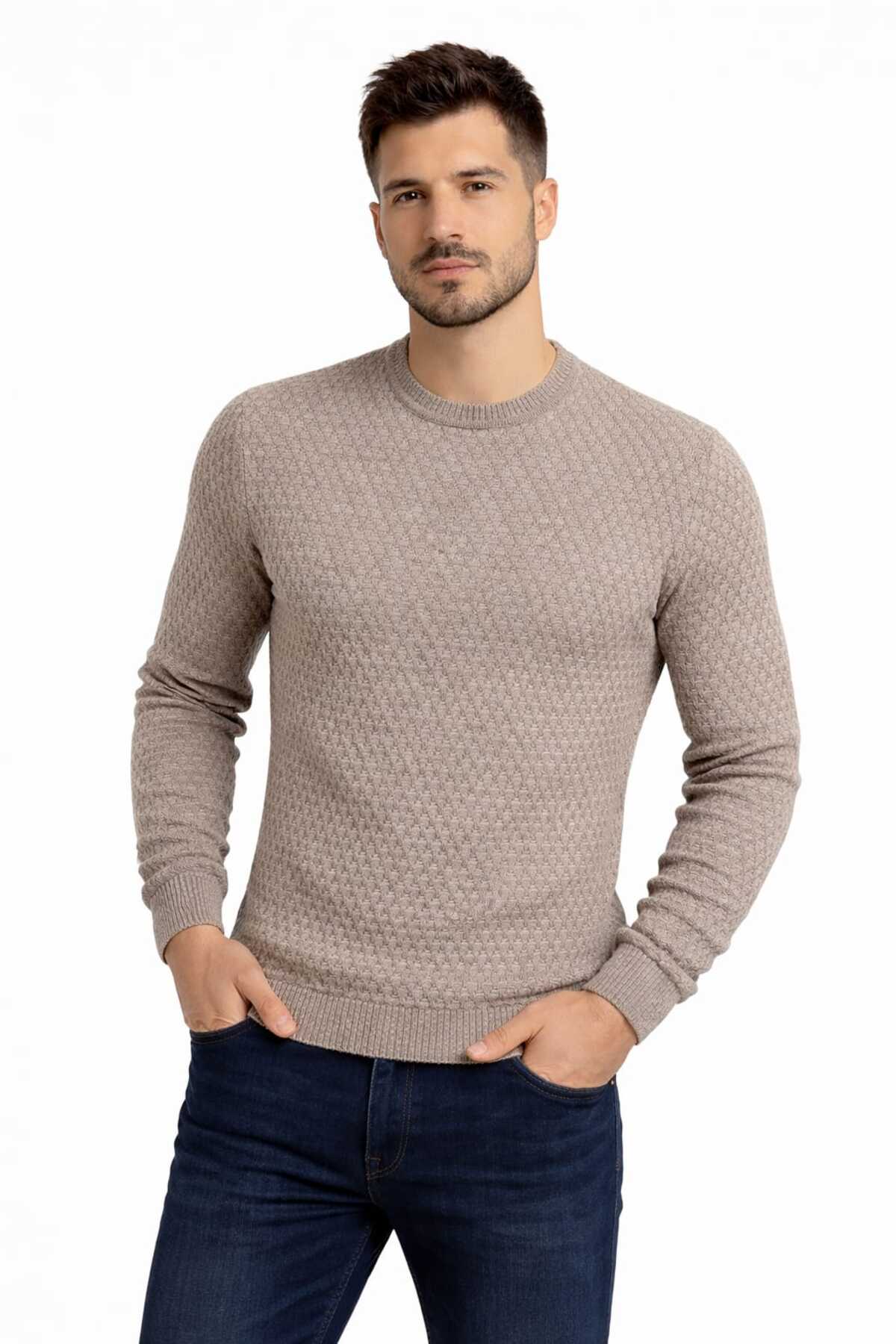 Castello  BİSİKLET YAKA ÖRME TRİKO KAZAK - Görsel 2