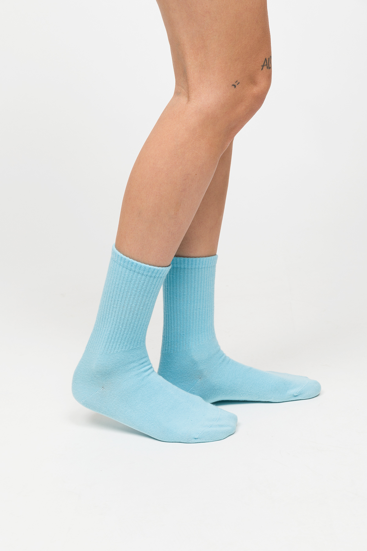 Paul Kenzie Unisex Çorap 2'li Nakış Logolu - Ocean görsel 3
