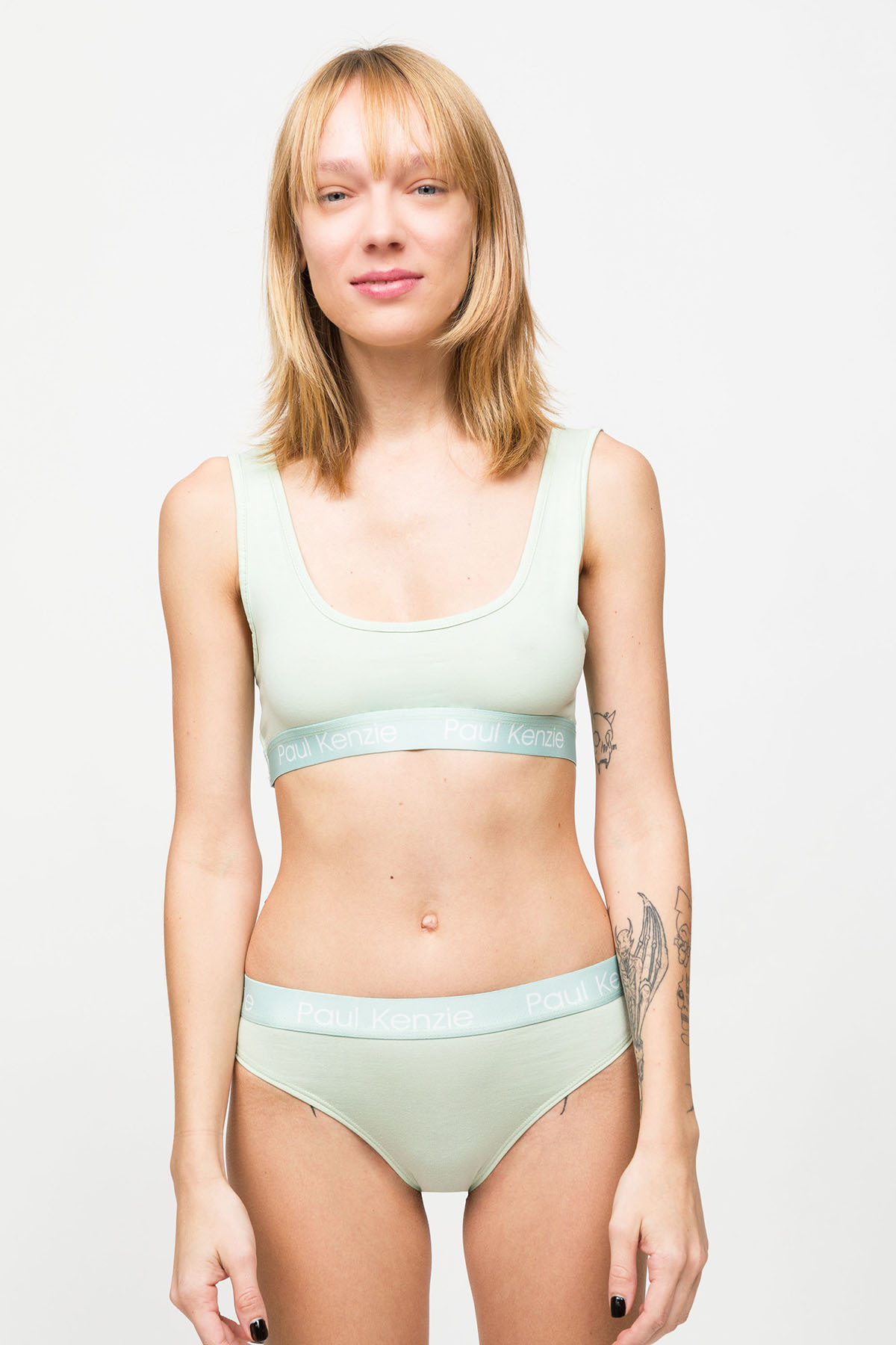 Paul Kenzie Kadın Spor Bralet - Eco Characters - Neutral görsel 4