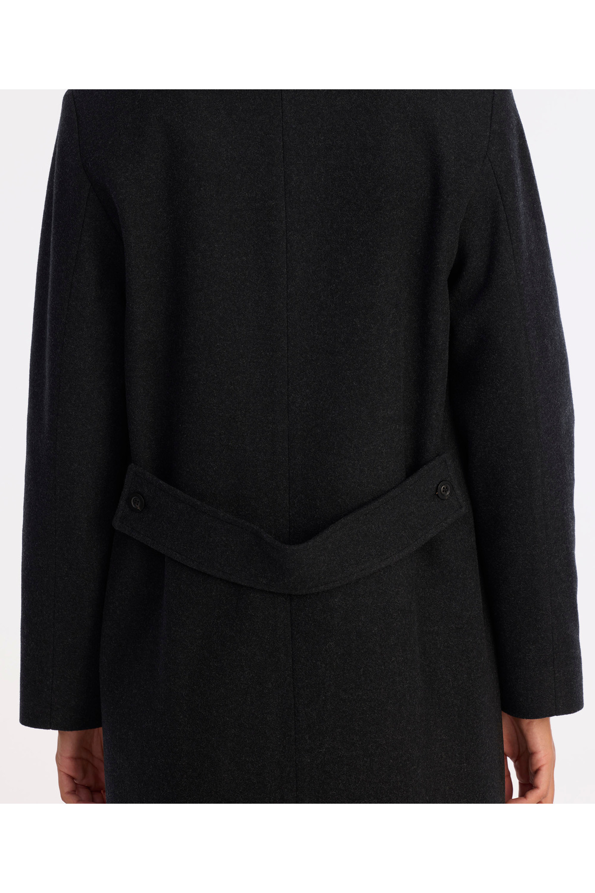 Yargıcı  Regular Ceket Yaka Uzun Kol Palto - Görsel 5