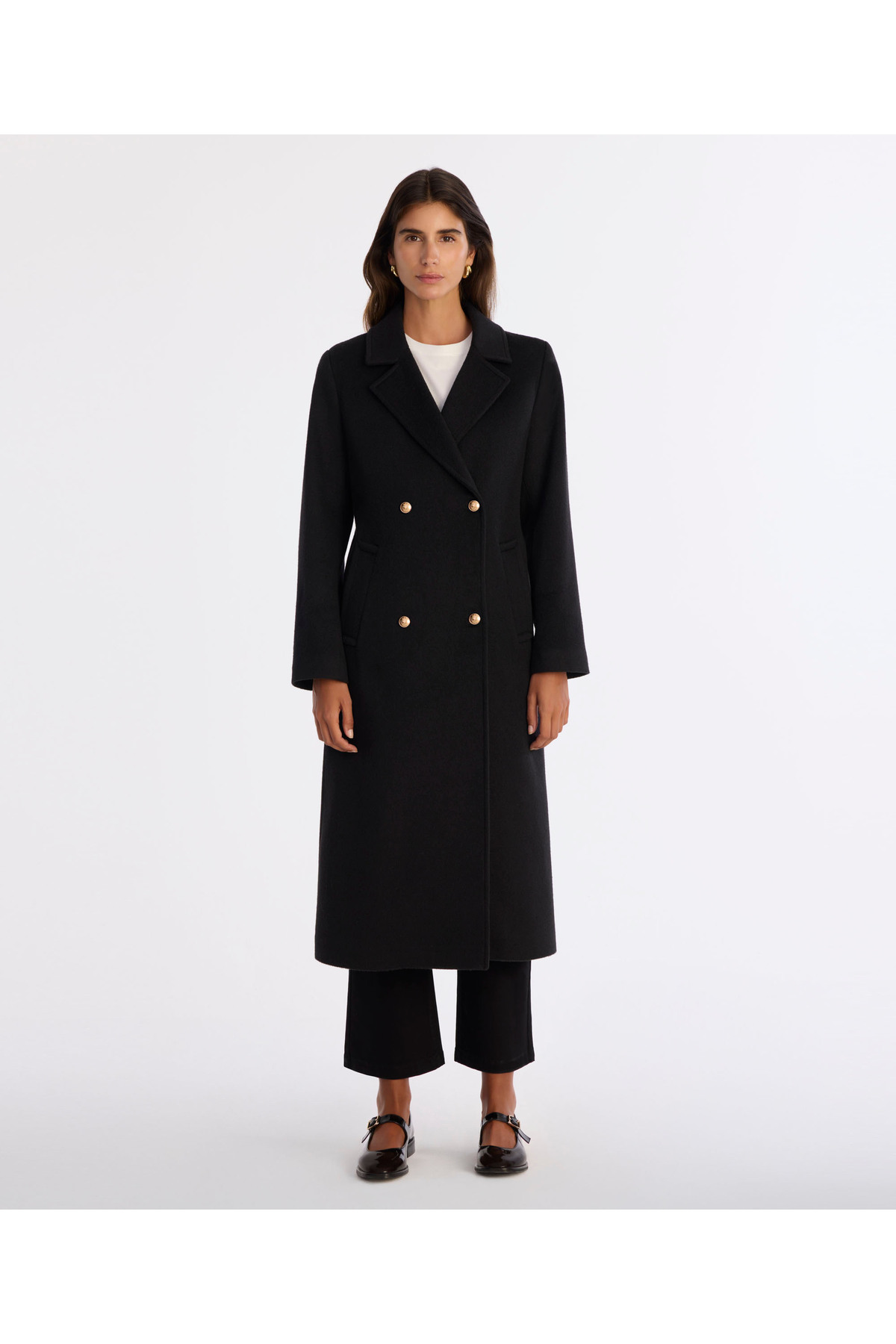 Yargıcı  Ceket Yaka Uzun Kol Palto
