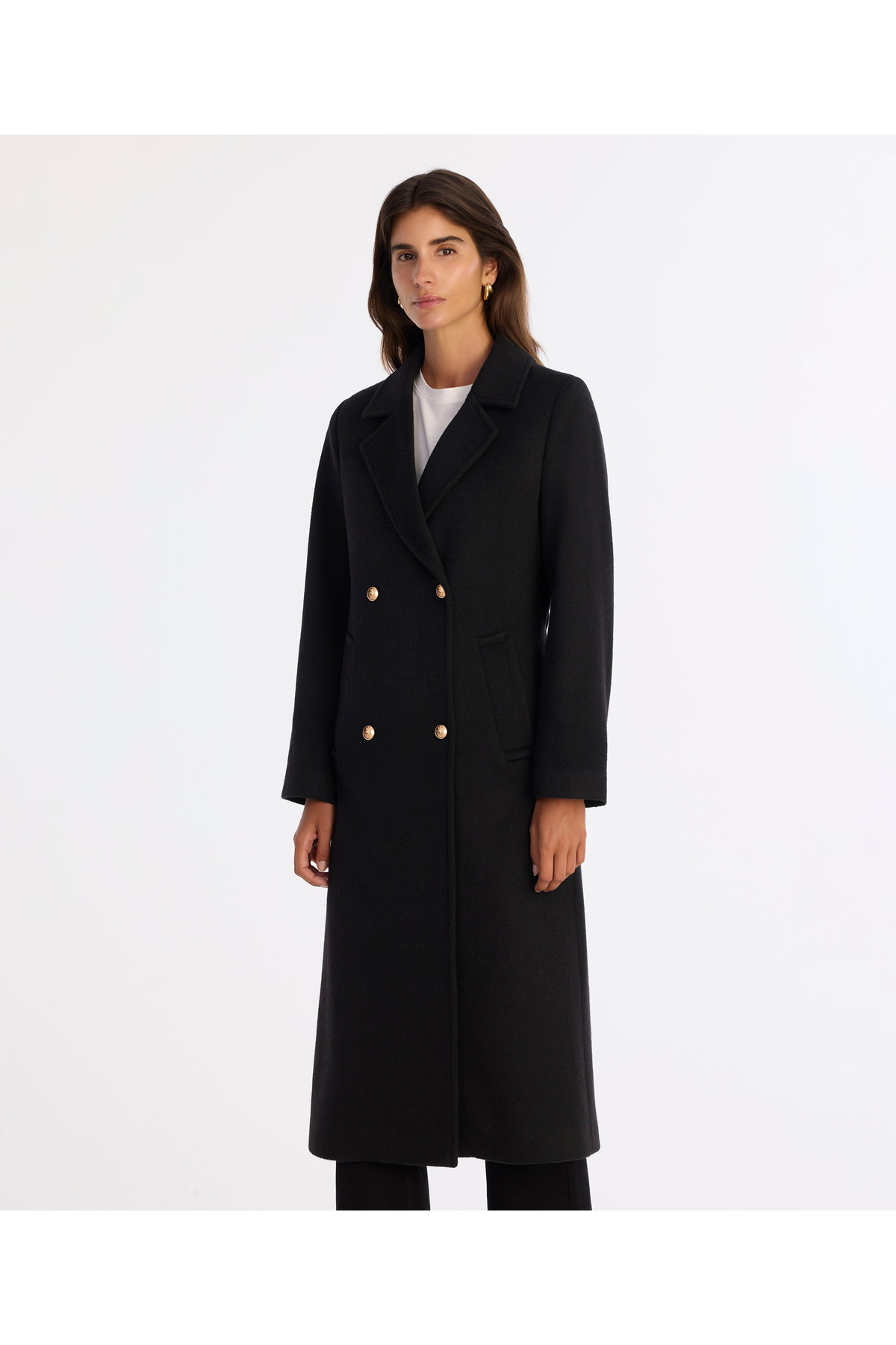 Yargıcı  Ceket Yaka Uzun Kol Palto - Görsel 2