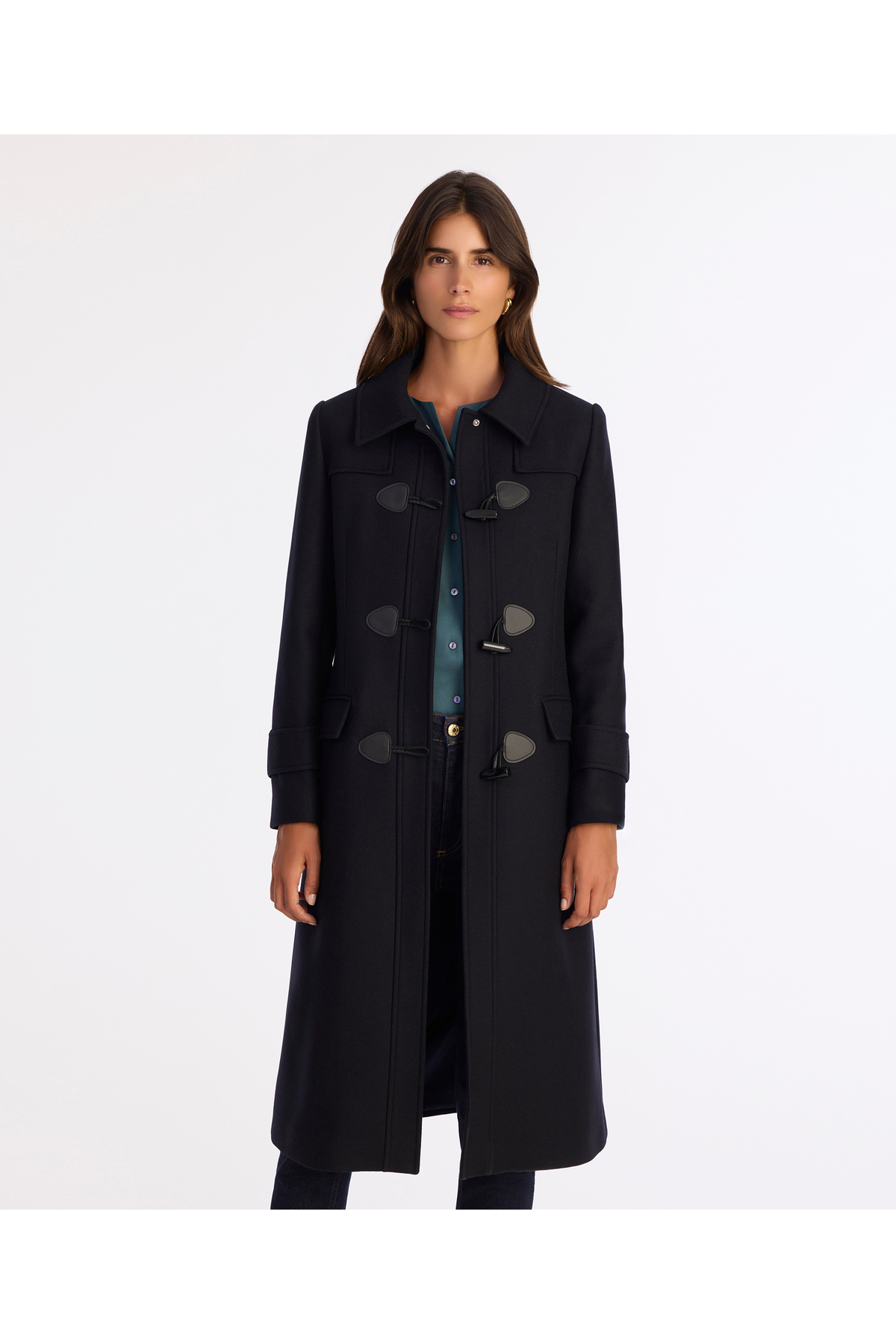Yargıcı  Regular Ceket Yaka Uzun Kol Palto - Görsel 4
