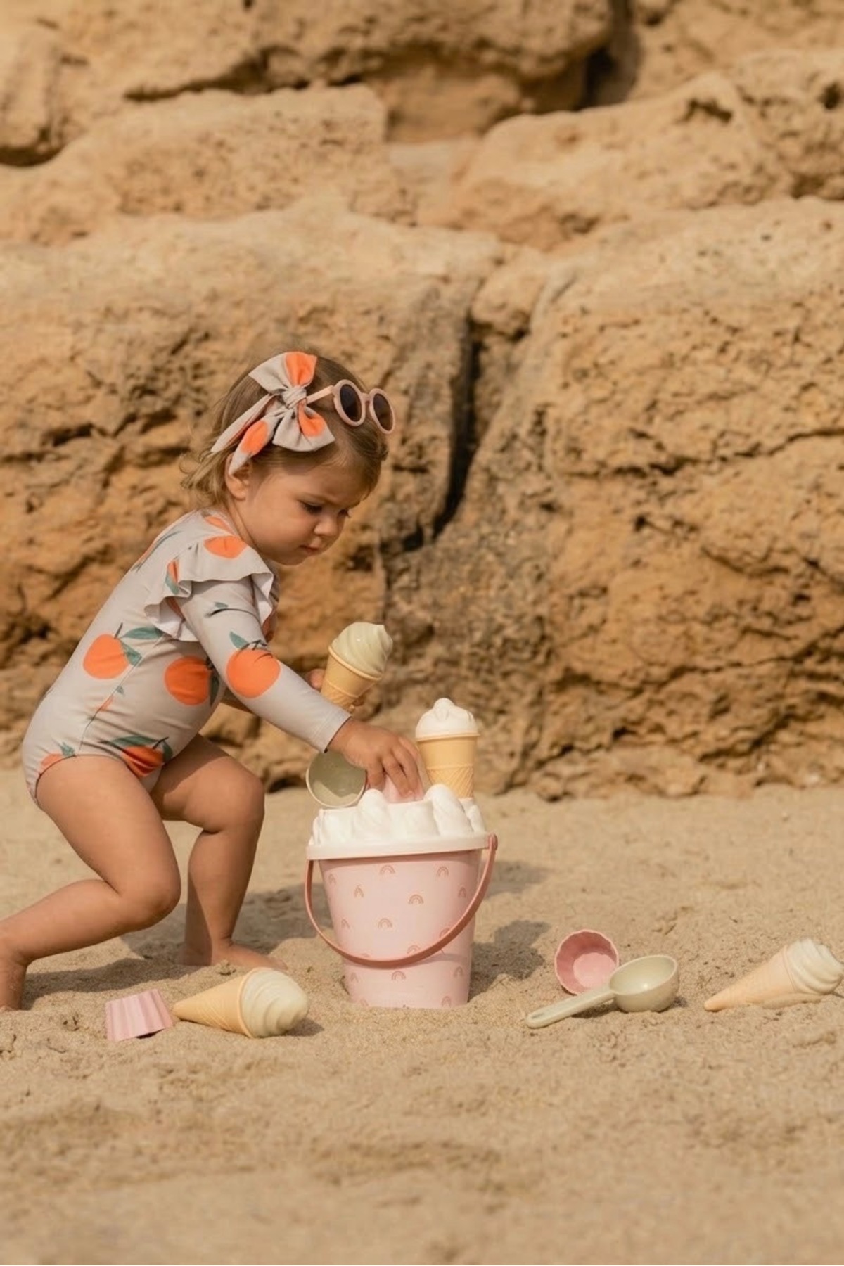 rg kidsstore UV Korumalı Bebek Fırfırlı Uzun Kollu Mayo – Güneş Korumalı Bebek Mayo_RG337 fotoğrafı 3 (önizleme)