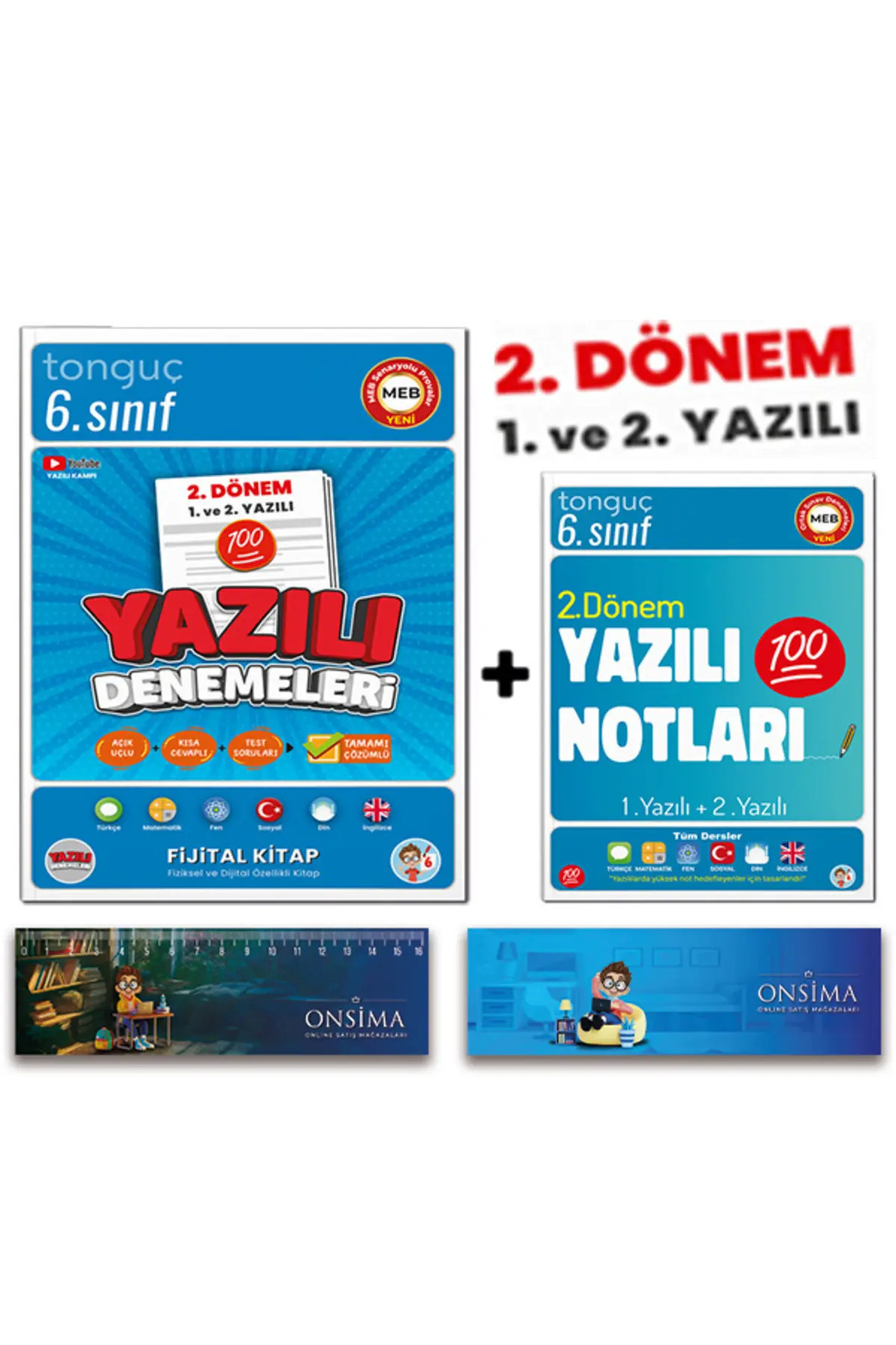 Tonguç Yayınları 6. Sınıf 2. Dönem Yazılı Denemeleri - 2. Dönem