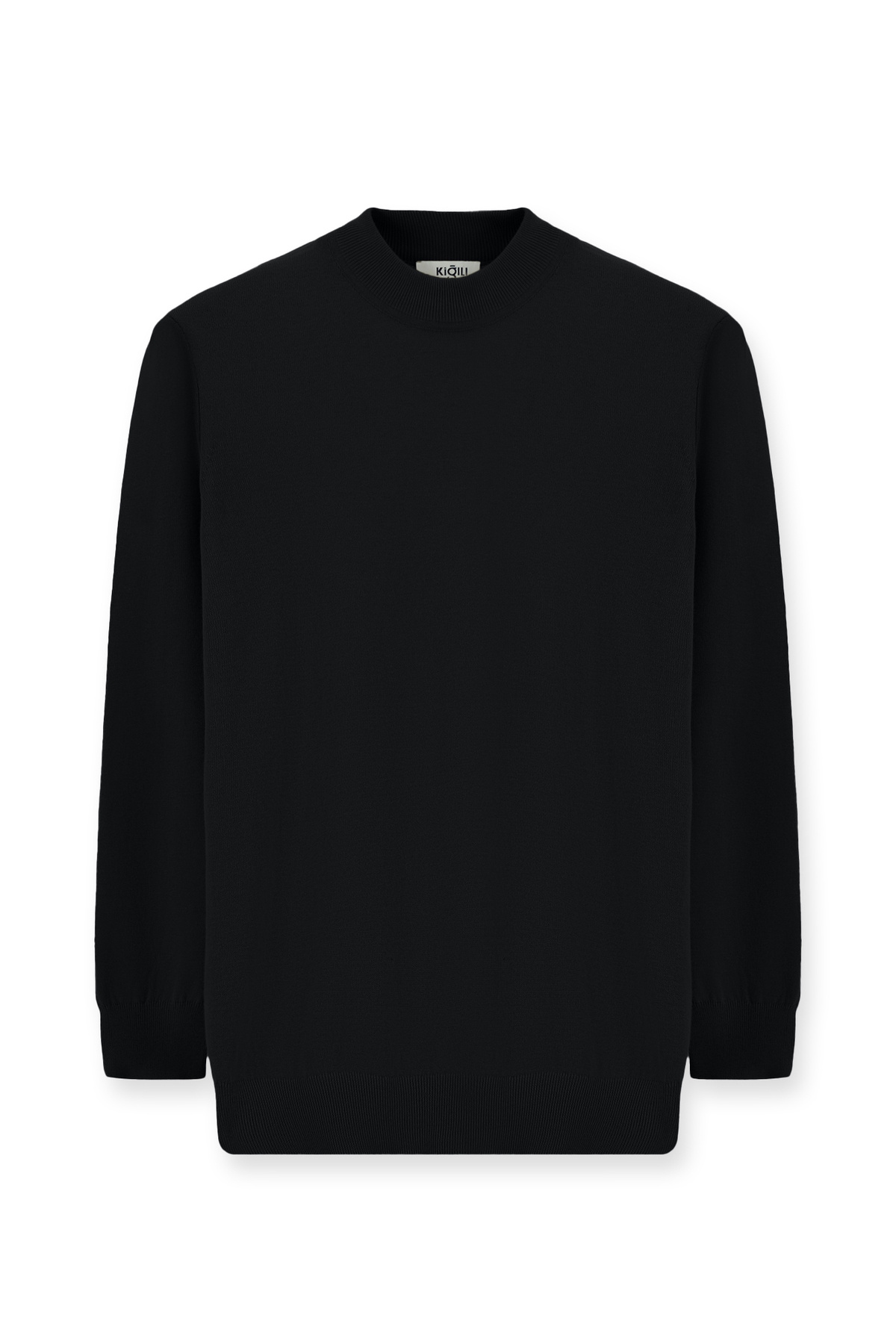 Kiğılı  Yarım Balıkçı Yaka Regular Fit Pamuklu Kaşmirli Triko Kazak - Görsel 2