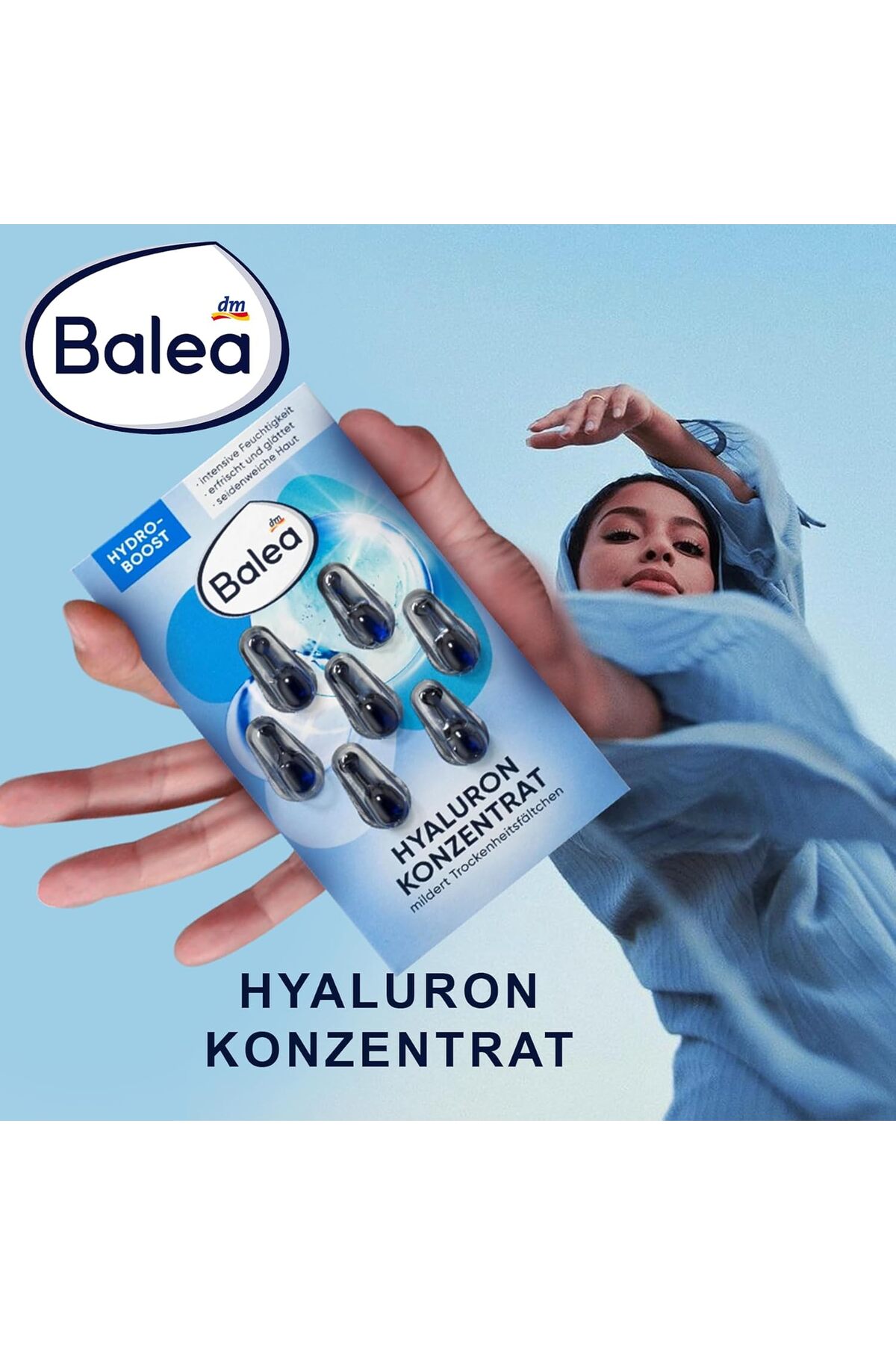 سرم مراقبت از پوست هیالورون کنسانتره، آبرسان قوی و حجم دهنده و بازسازی کننده — 4066724476001 — تصویر 5 از 8