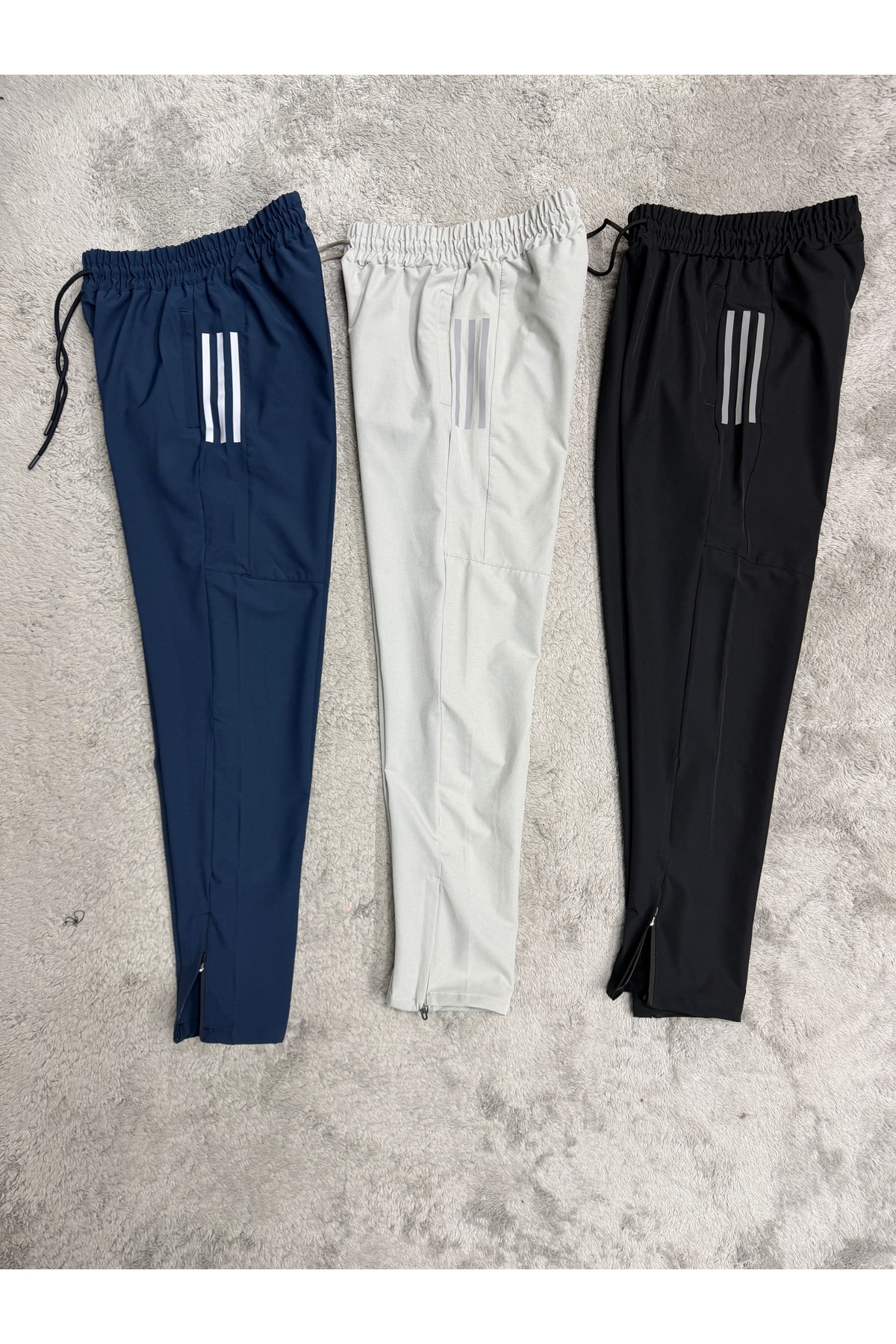 Demente  Paraşüt Kumaş Eşofman Altı Slim Fit Paça Fermuar Gym ve Fitness (1 Beden Büyük Tercih Ediniz.) - Görsel 6