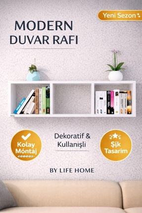 JURDO Sema yatay duvar rafı dekoratif Duvar rafı