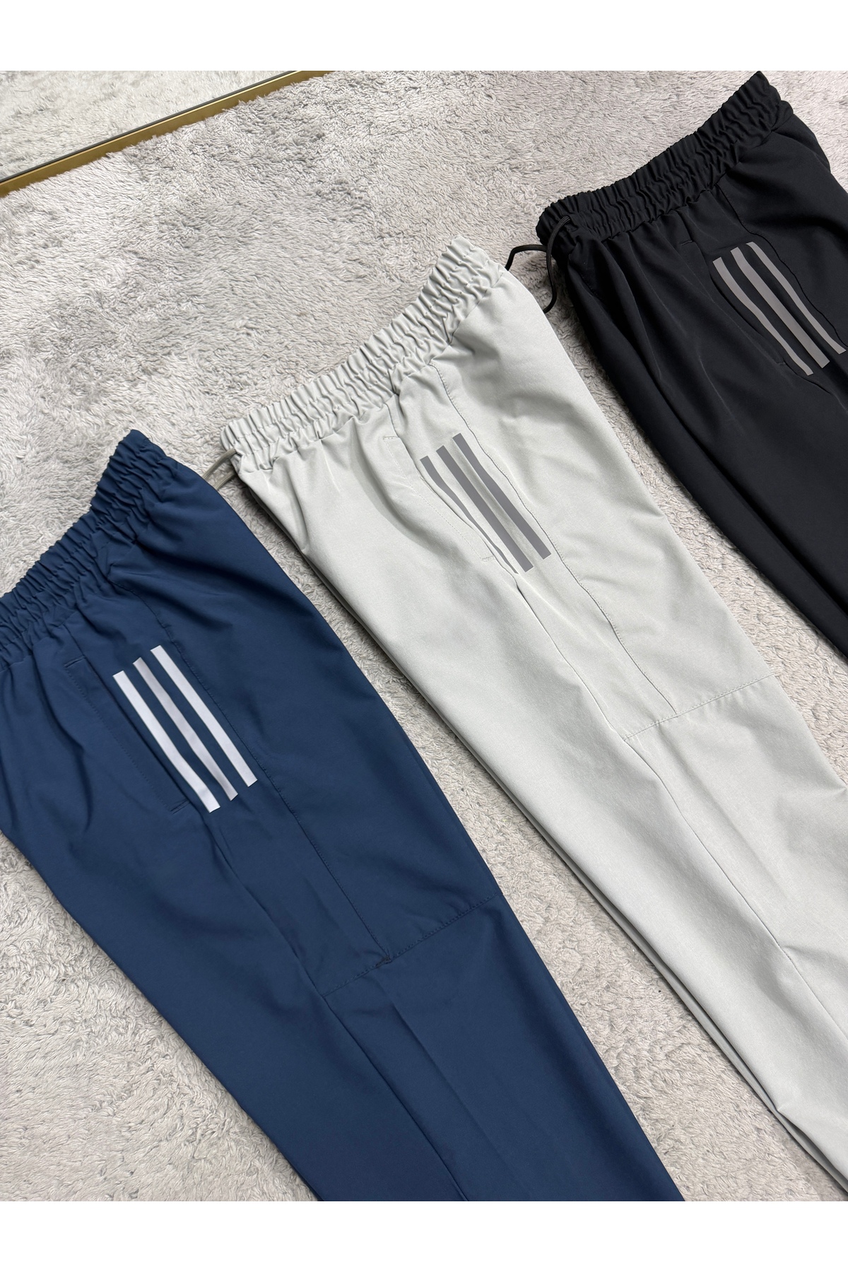 Demente  Paraşüt Kumaş Eşofman Altı Slim Fit Paça Fermuar Gym ve Fitness (1 Beden Büyük Tercih Ediniz.) - Görsel 5