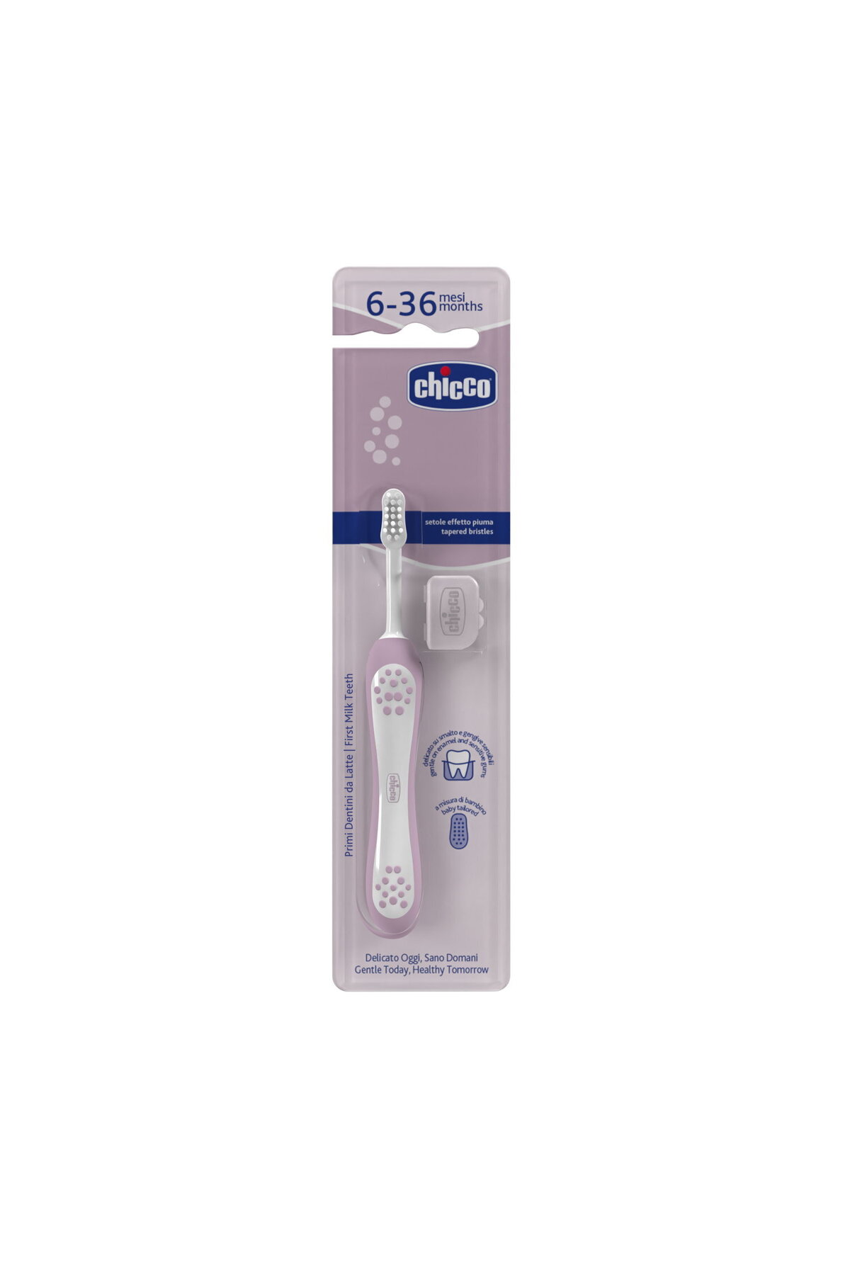 Chicco DİŞ FIRÇASI 6-36 AY LILA fotoğrafı 2 (önizleme)