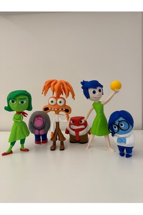 You Toys Ters Yüz/ İnside Out 6lı Set - Degout+Joie +Anxiety+Sadness+Fear+Anger